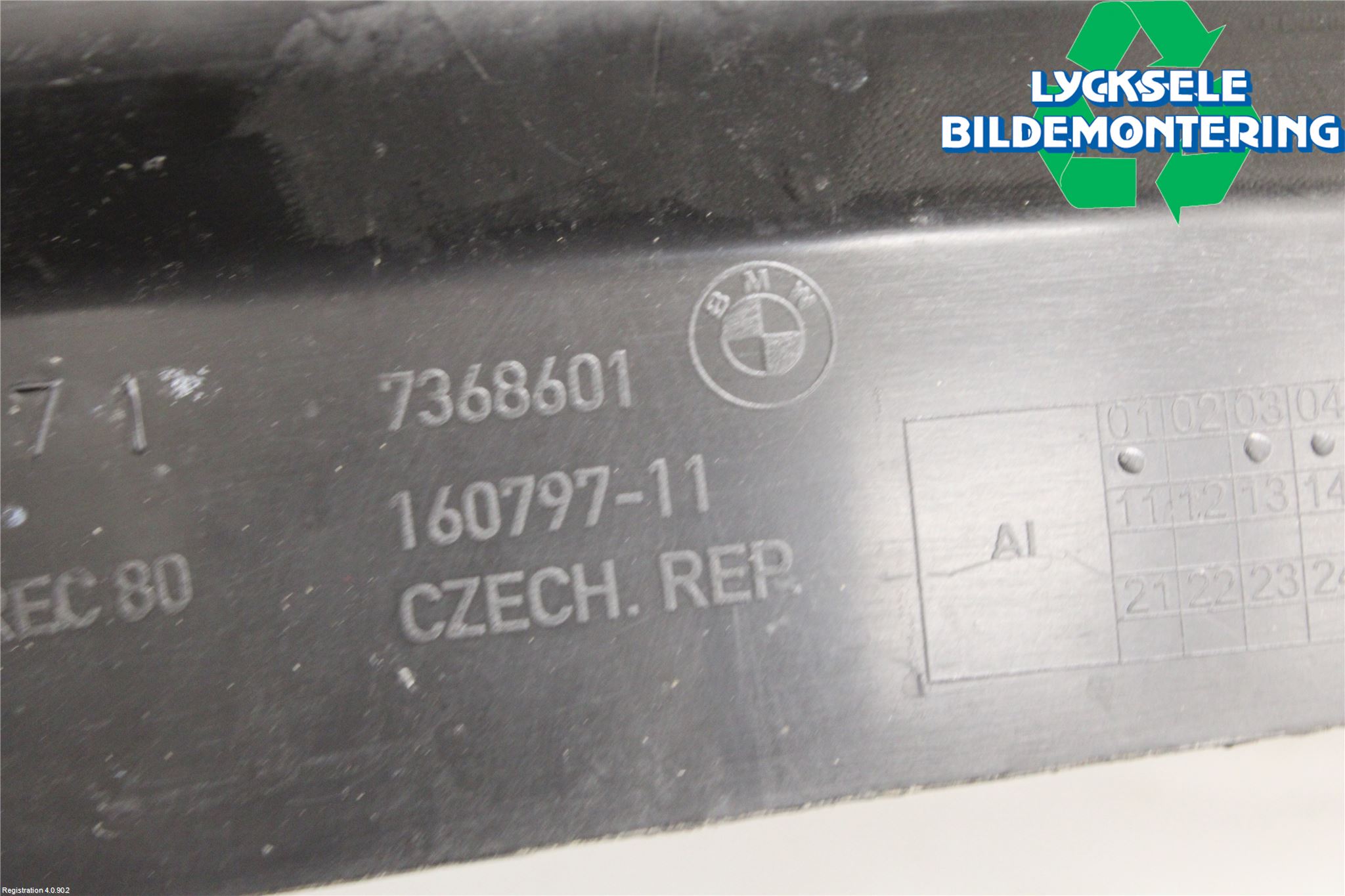 BMW i3 I01 13-22 Skärm Inner