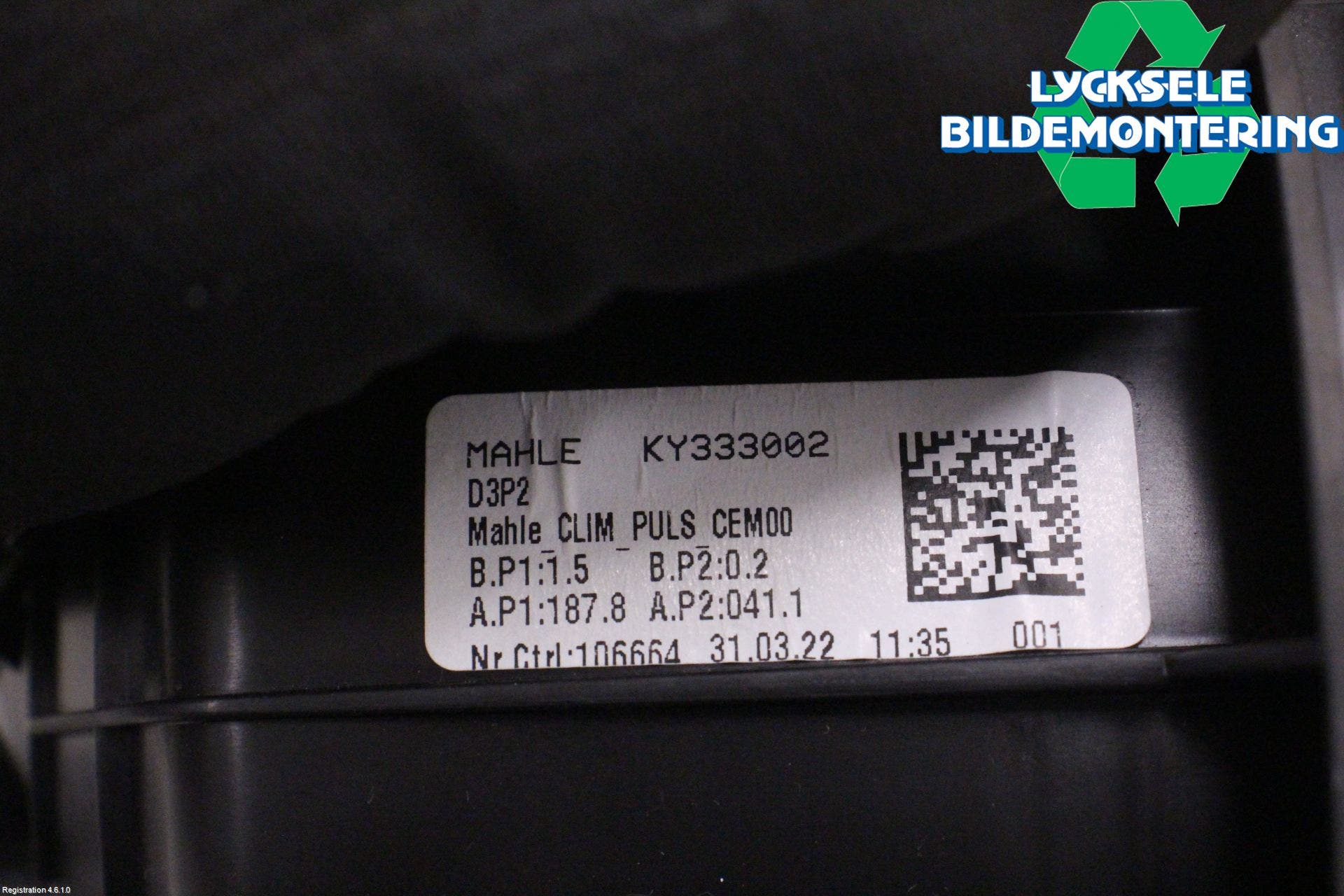 Peugeot 208/E-208 20- Ac Värmefläkt