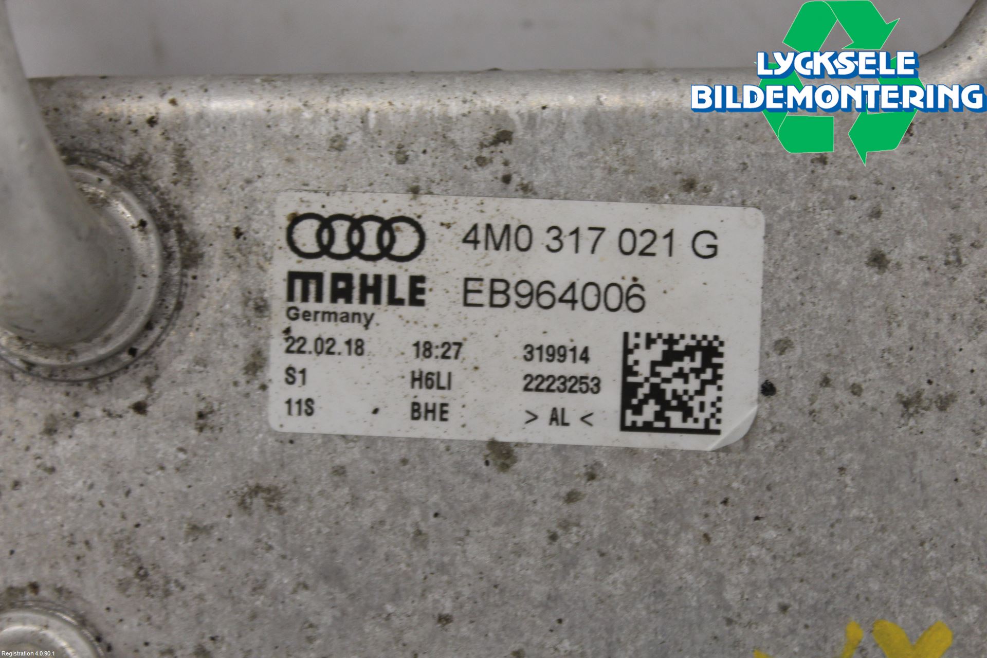 Volkswagen VW TOUAREG CR 18- Oljekylare Automat