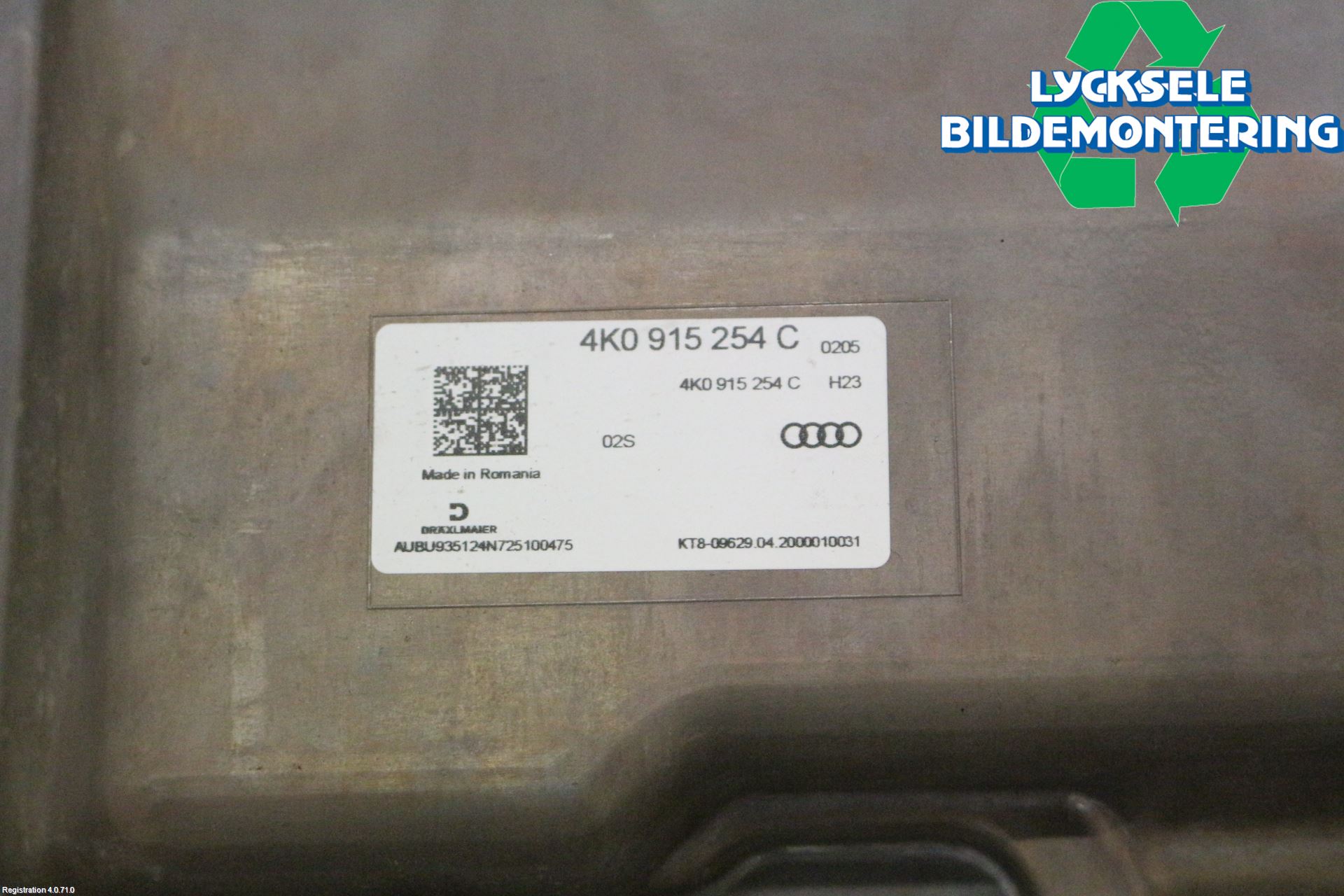 Audi A7 Sportback 4K 18- Batteri Högspänning