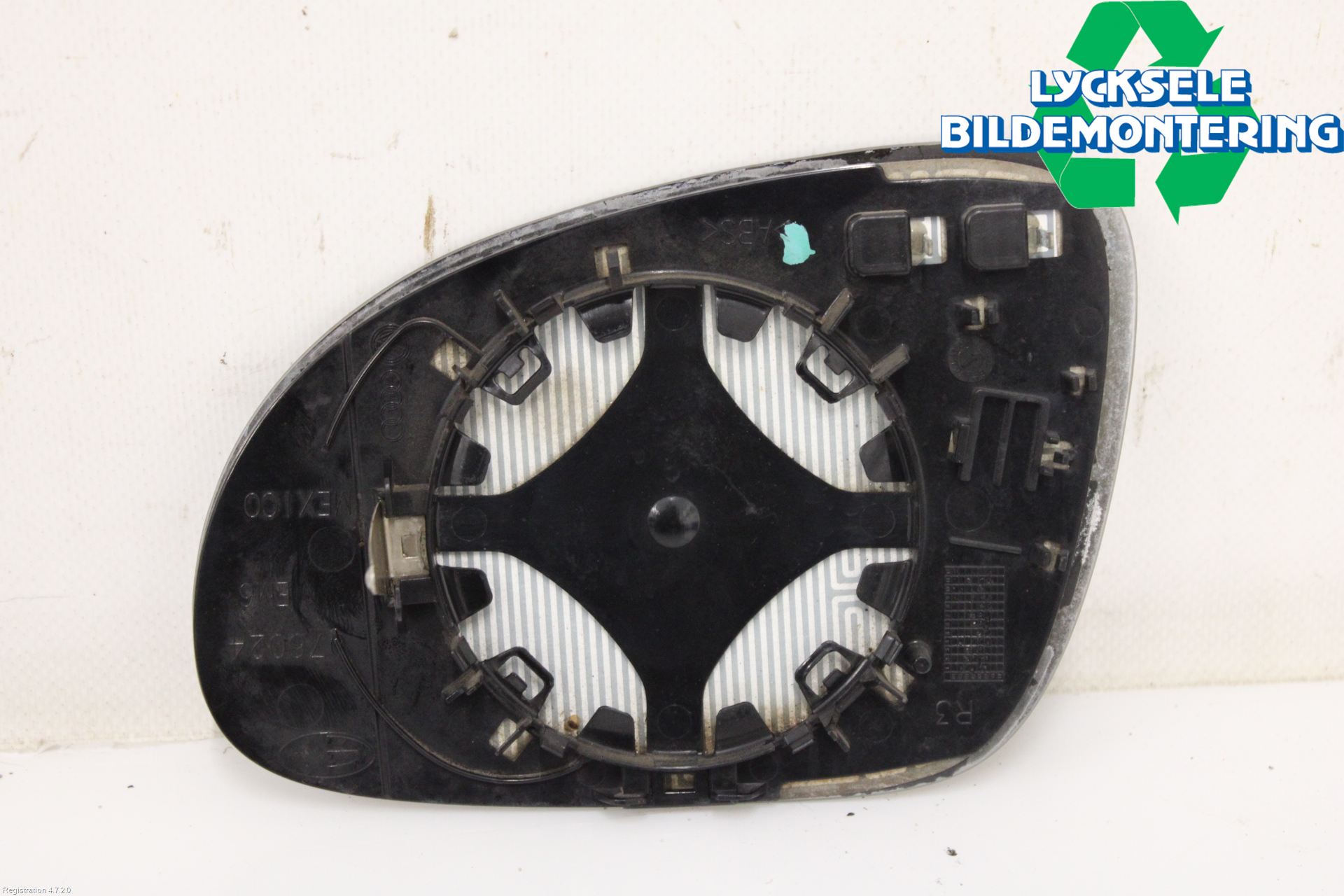 Volkswagen VW GOLF VI 09-13 Spegelglas Hö