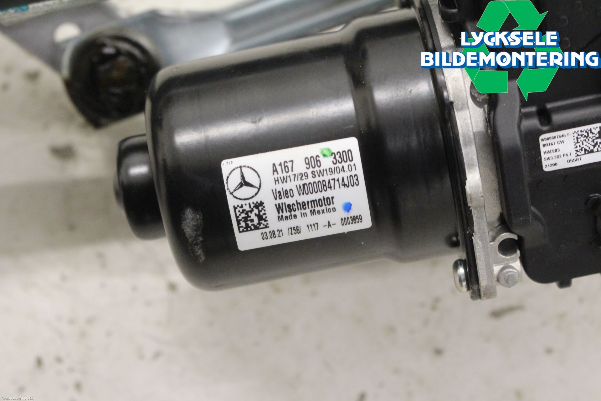 Mercedes-Benz MB GLE-KLASS (W167/V167/C167) 19- Torkarmotor Vindruta
