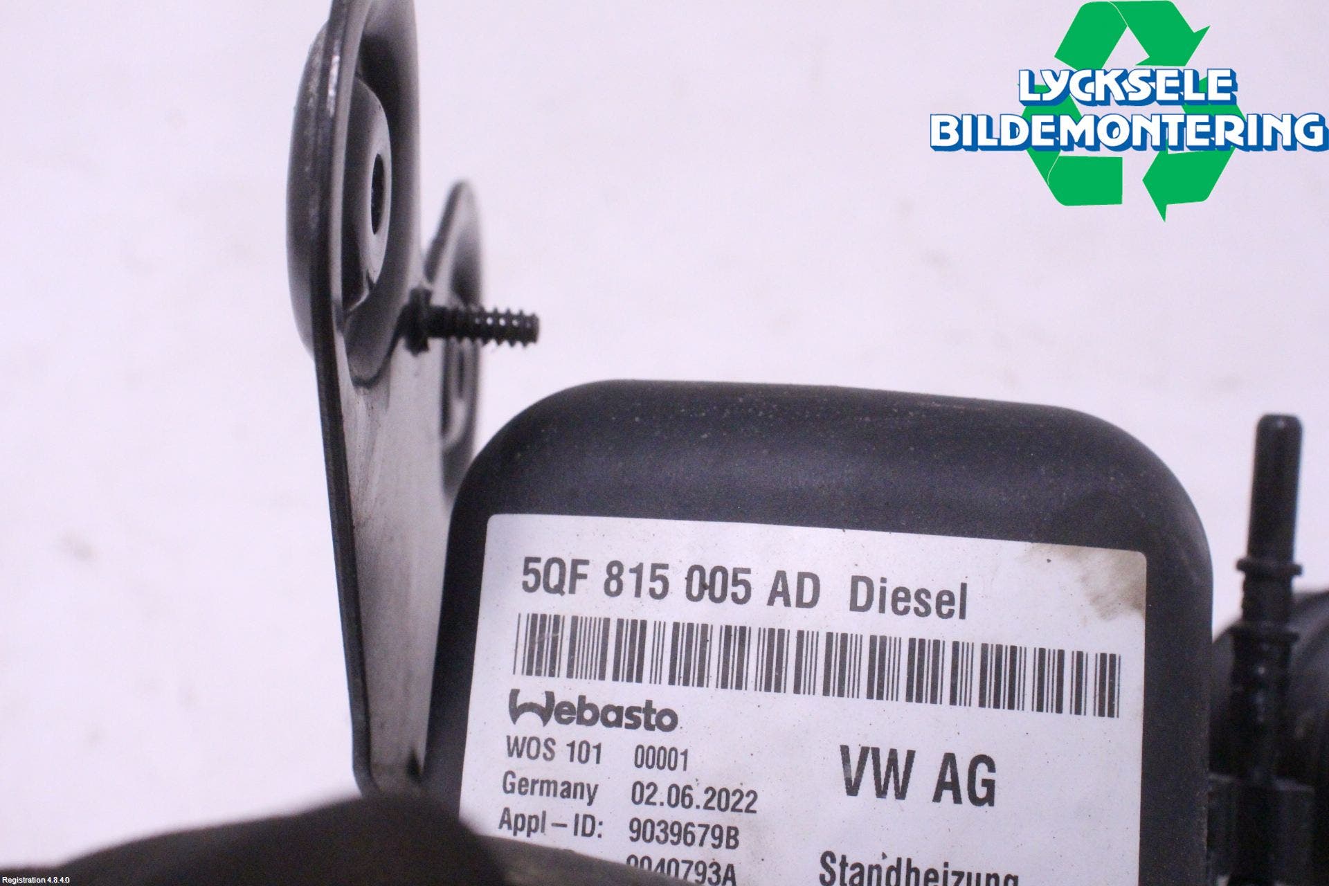 Volkswagen VW TIGUAN 16-24 Dieselvärmare