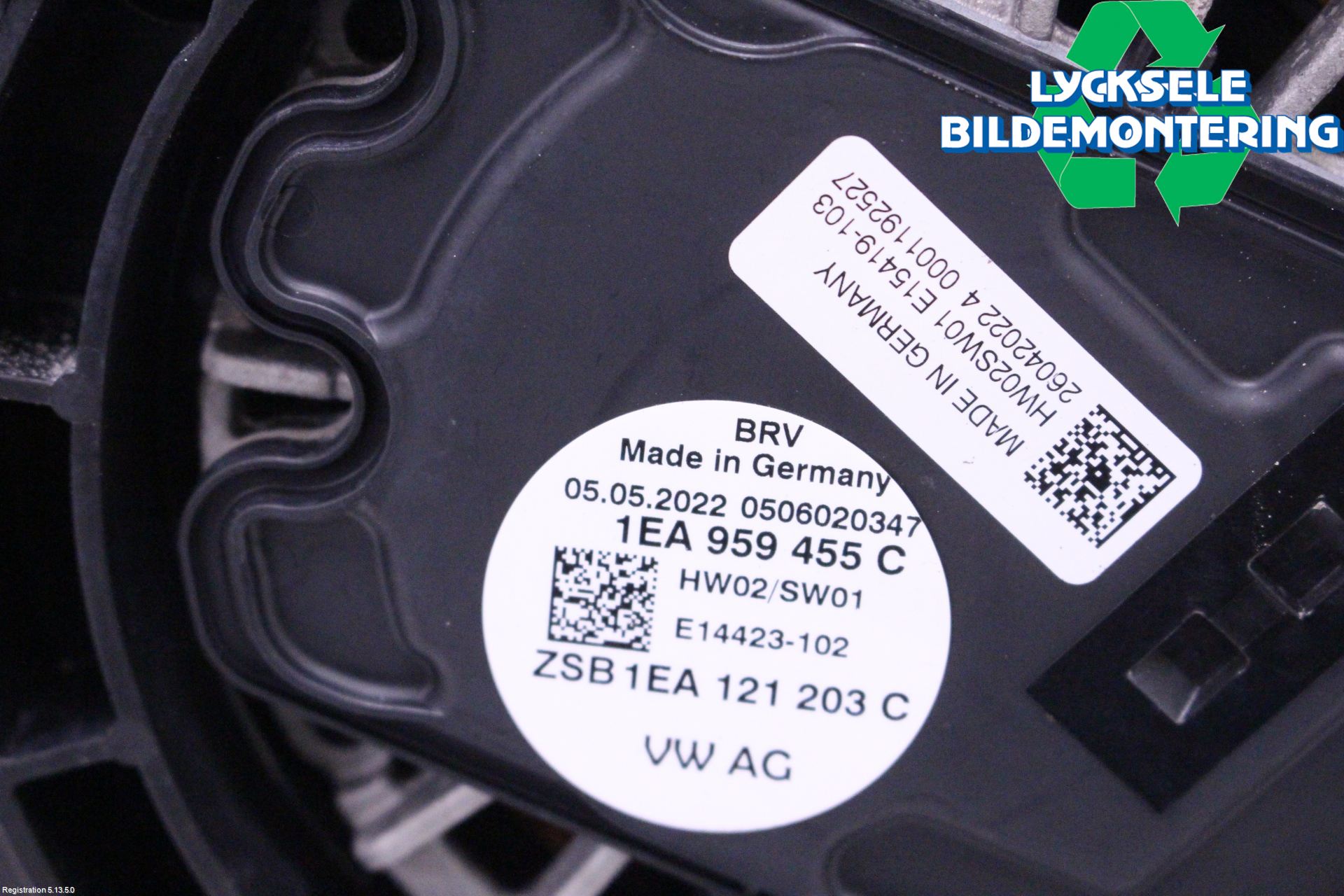 Volkswagen VW ID.4 21- Kylfläkt El