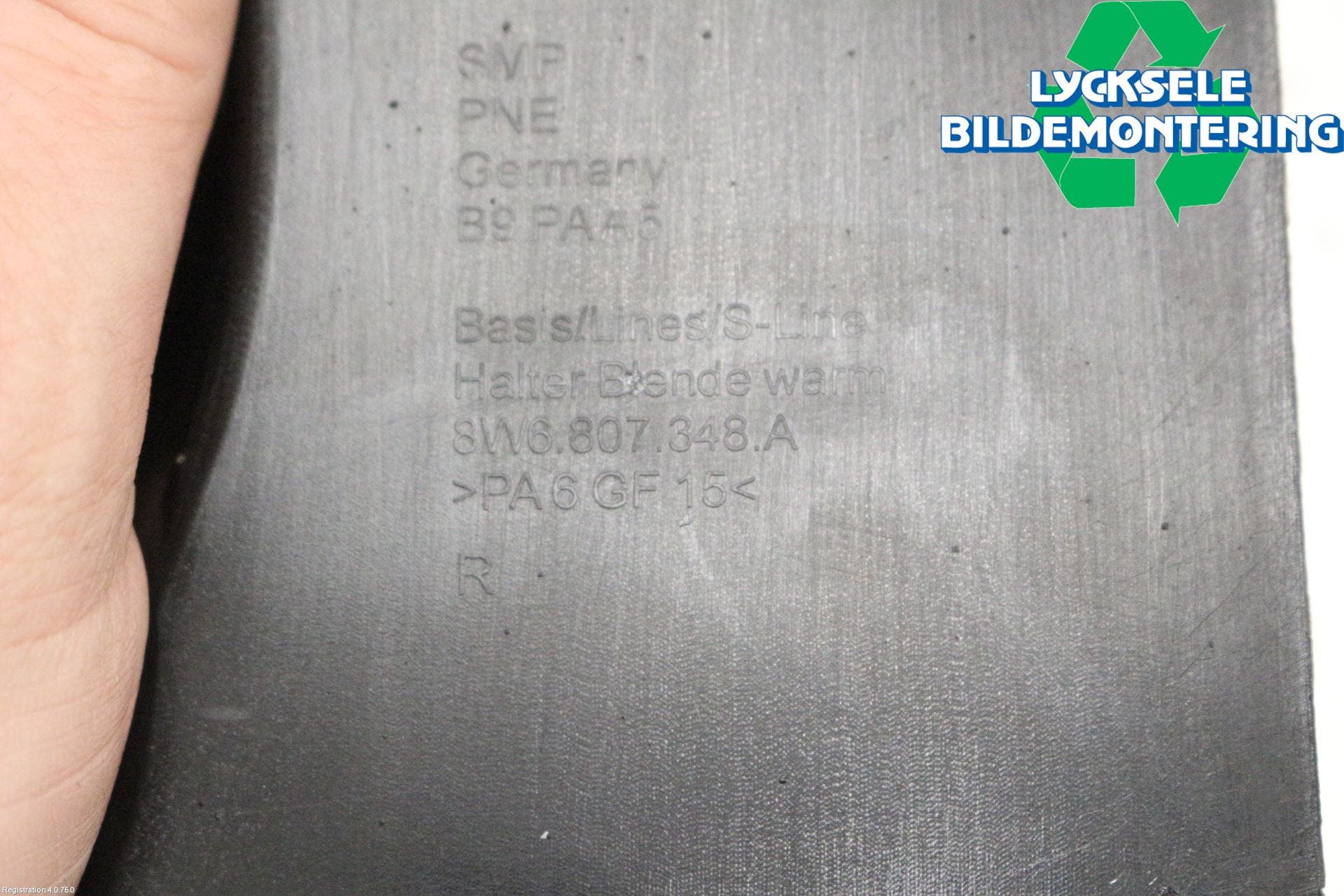 Audi A5 17- Stötfångarfäste Bak Hö