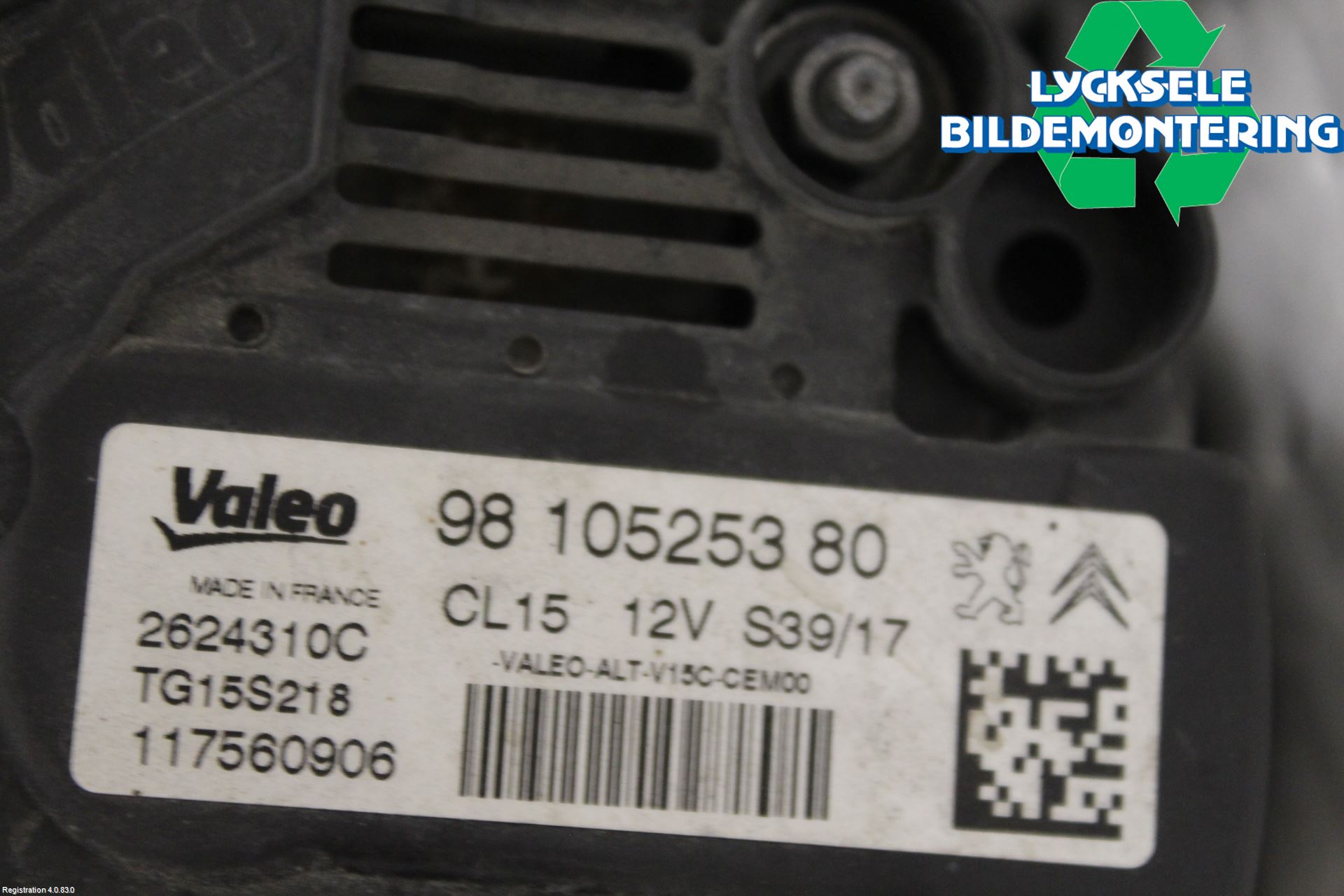 Citroen BERLINGO 08-18 Generator