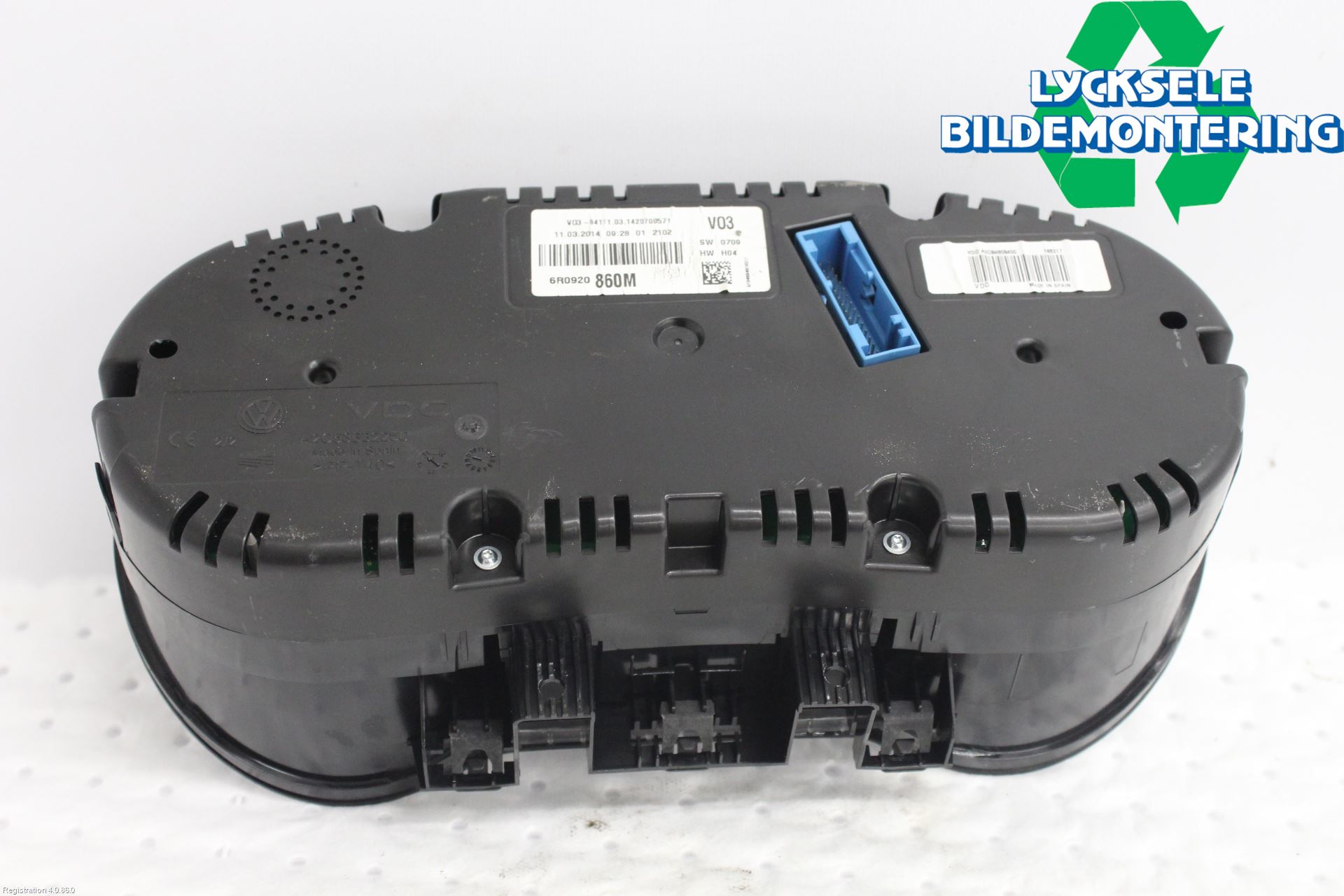 Volkswagen VW POLO 10-17 Instrument Komb
