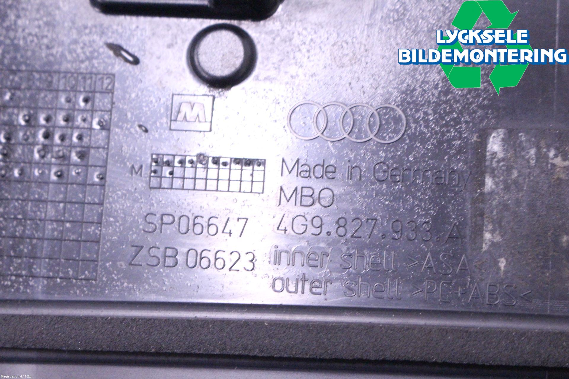 Audi A6/S6 4G 11-18 Spoiler Baklucka