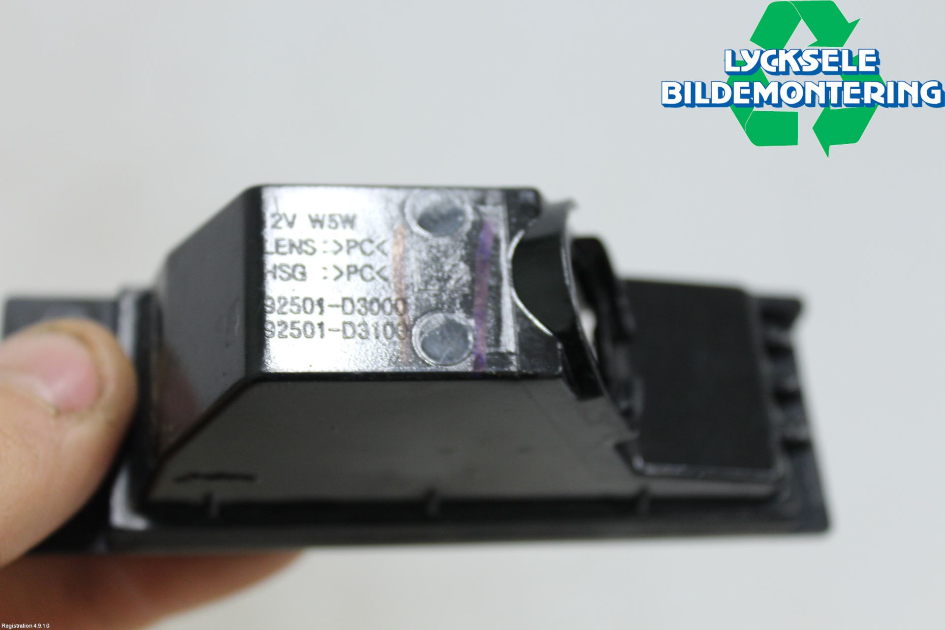 Hyundai TUCSON 05- Skylt Belysning