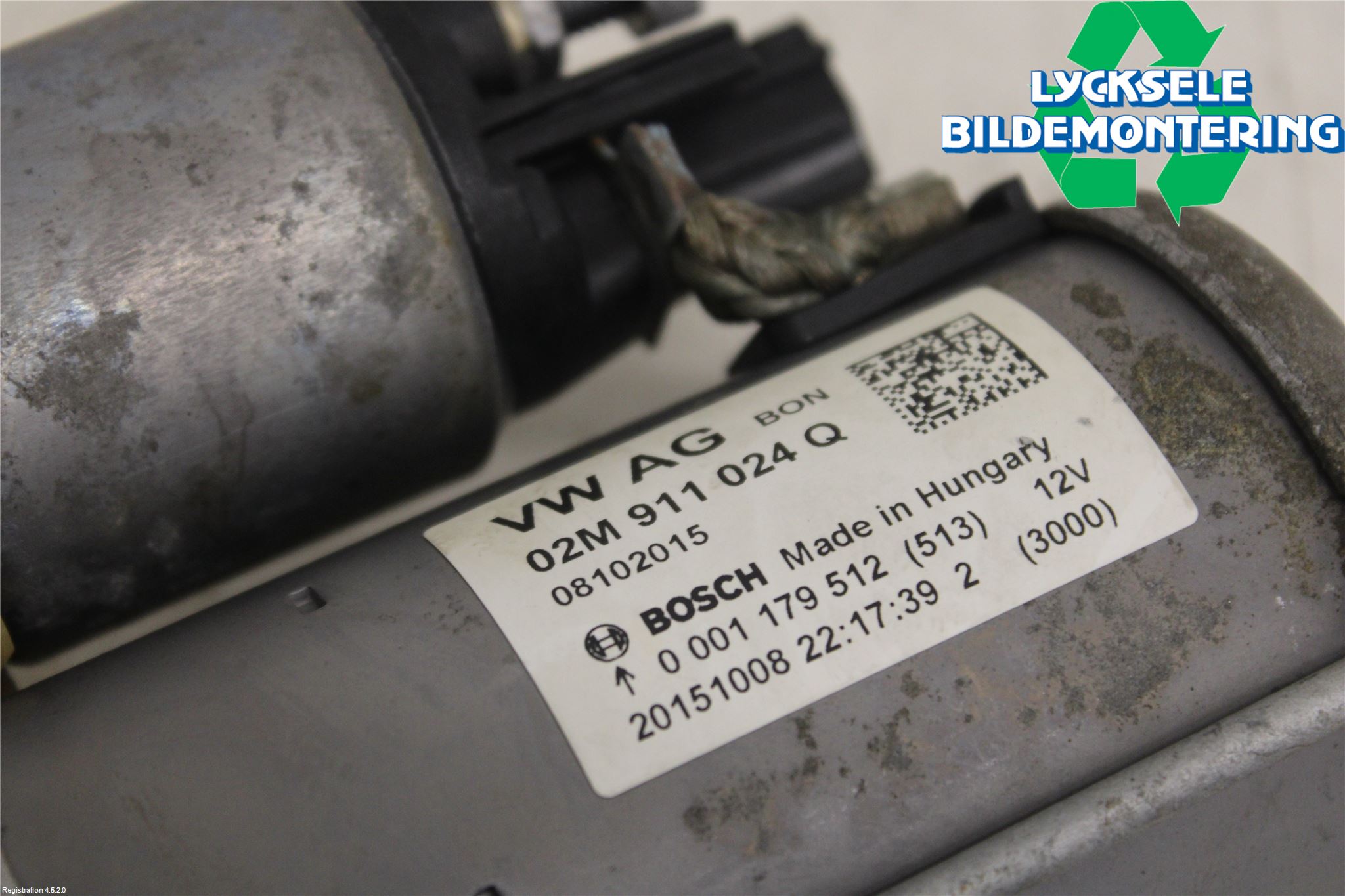 Volkswagen VW POLO 10-17 Startmotor