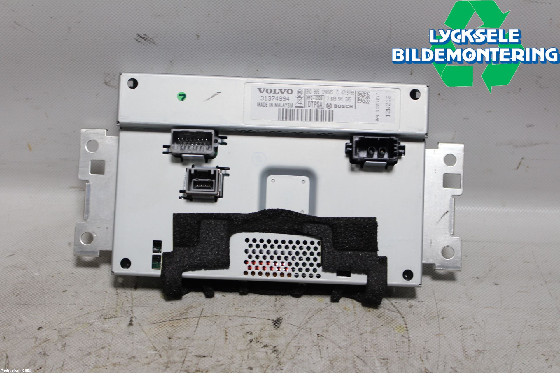 Volvo V60 11-13 Bildskärm