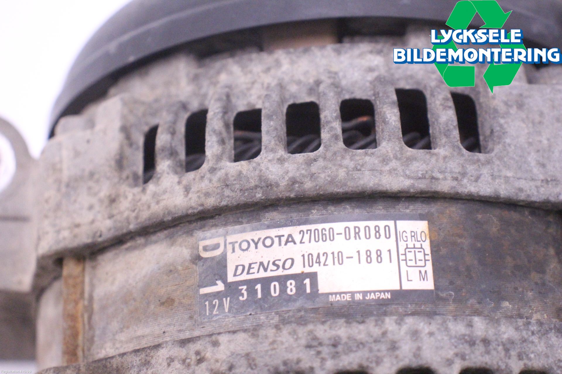 Toyota AVENSIS 09-15 Generator