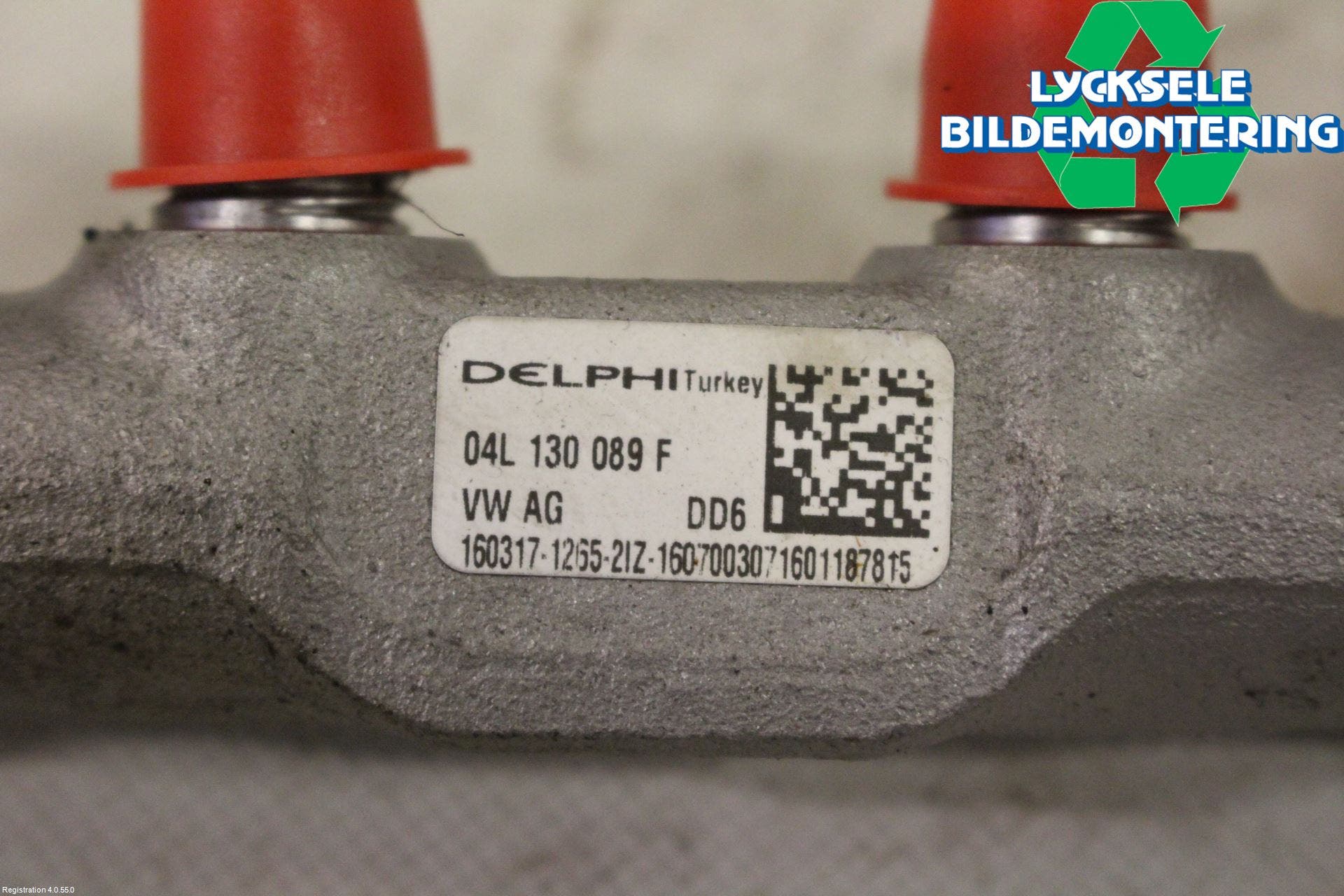 Volkswagen VW GOLF / E-GOLF VII 13-20 Inj. Fuelrail