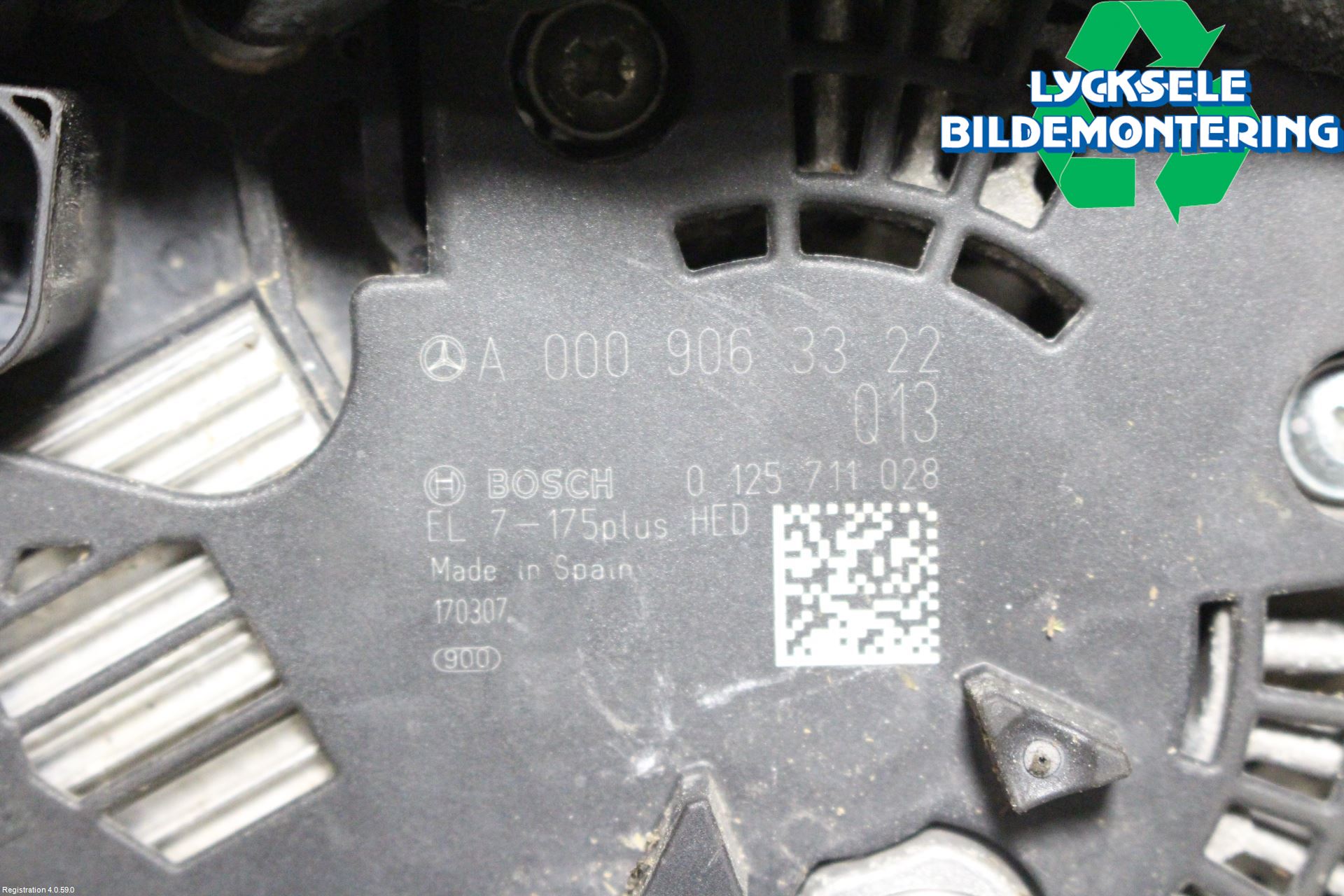 Mercedes-Benz MB B-KLASS (W246/W242) 12-19 Generator