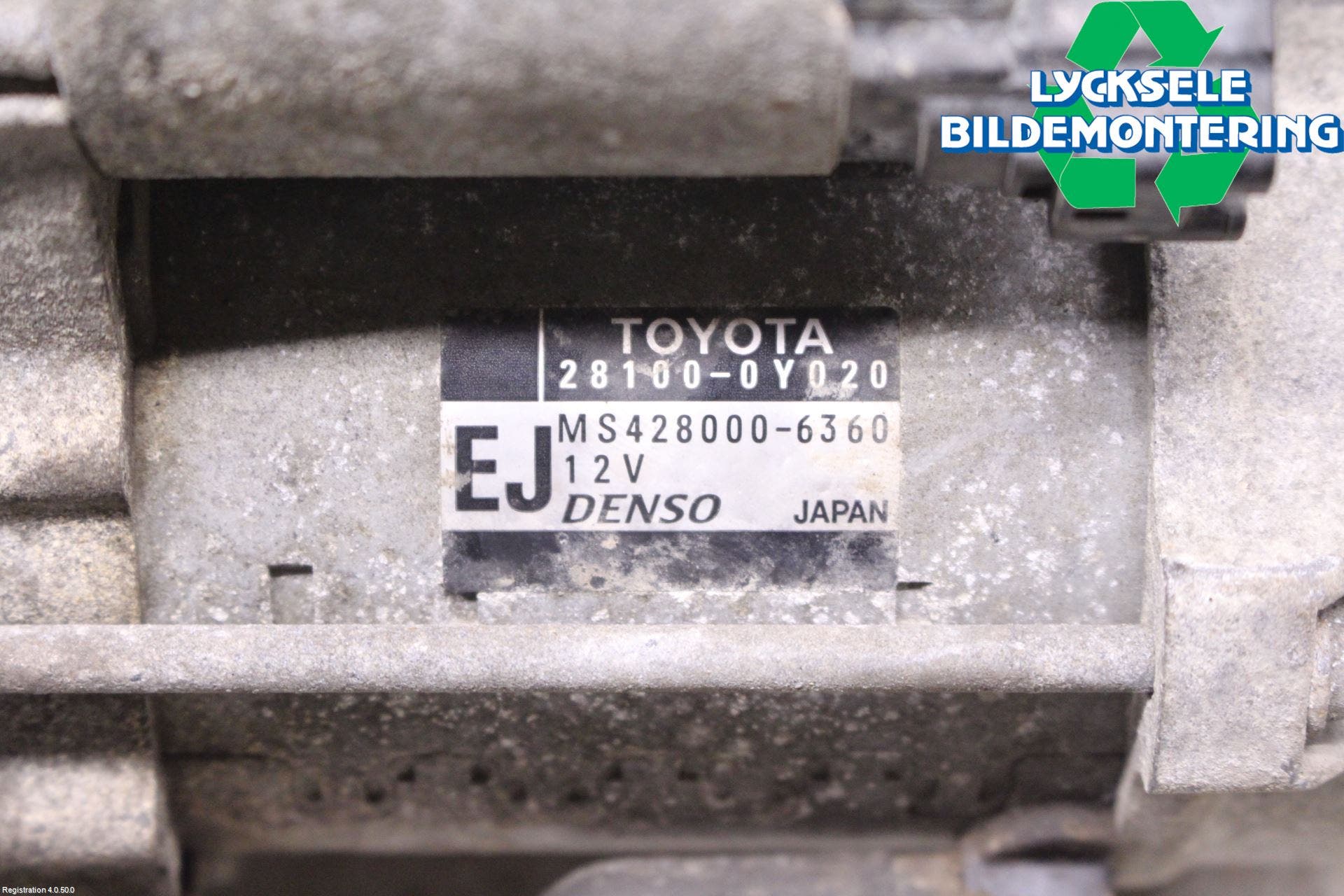 Toyota YARIS XP90 06-11 Startmotor