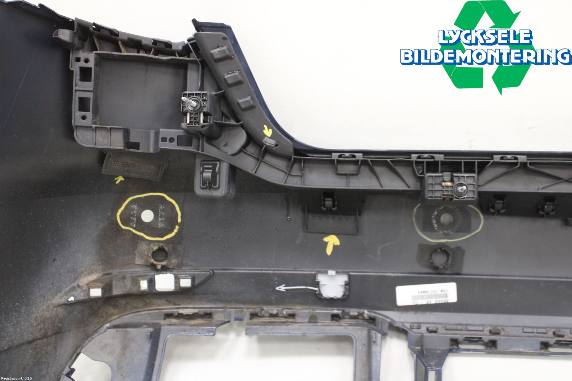 Audi A3/S3 05-13 Stötfångarbeklädnad Bak
