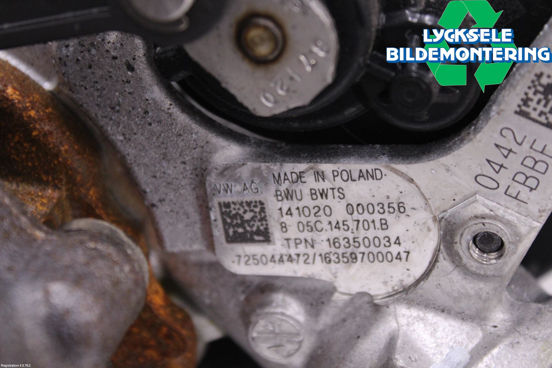 Audi A1 19- Turboaggregat