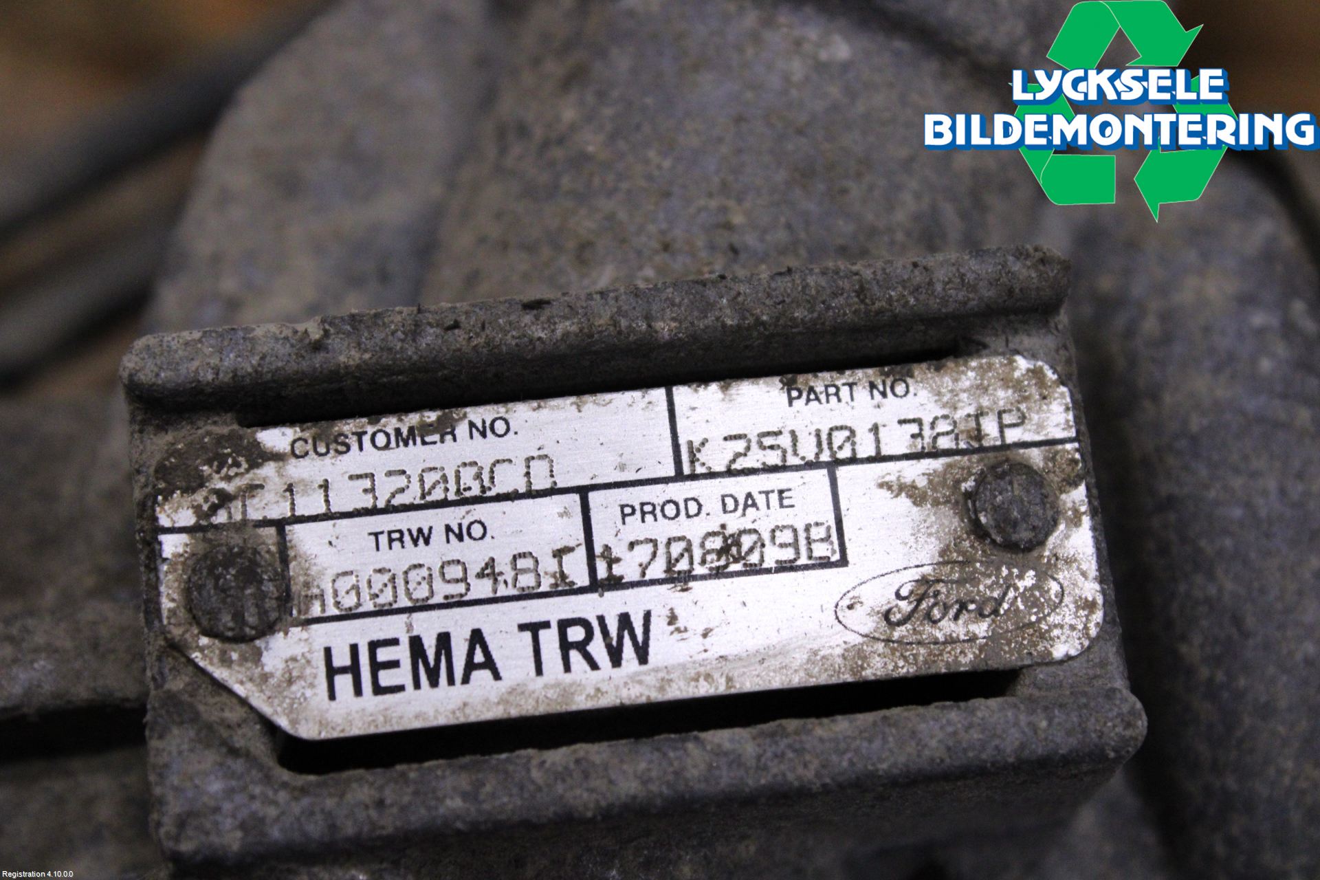 Ford TRANSIT    06-13 Styrväxel Servo -Snäcka