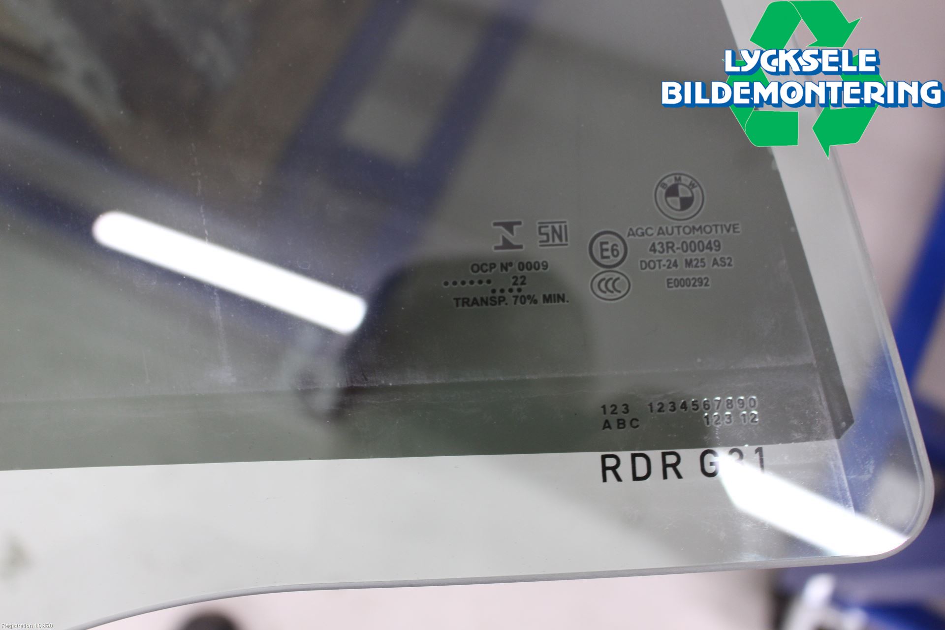 BMW 5 G30/G31/F90 17-23 Dörruta Bak Höger