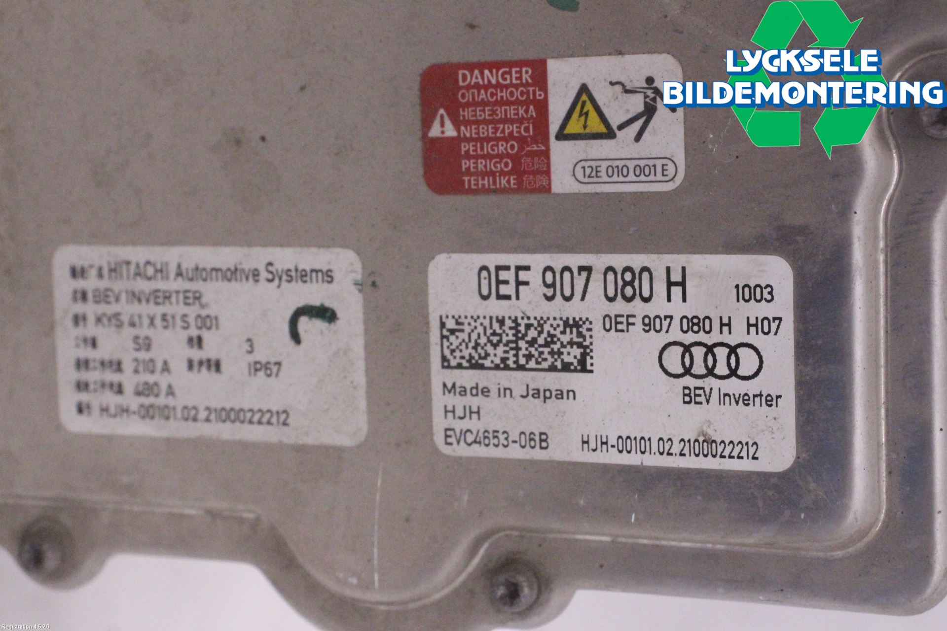 Audi E-TRON, S GE 19- Inverter 12 -> 220 V