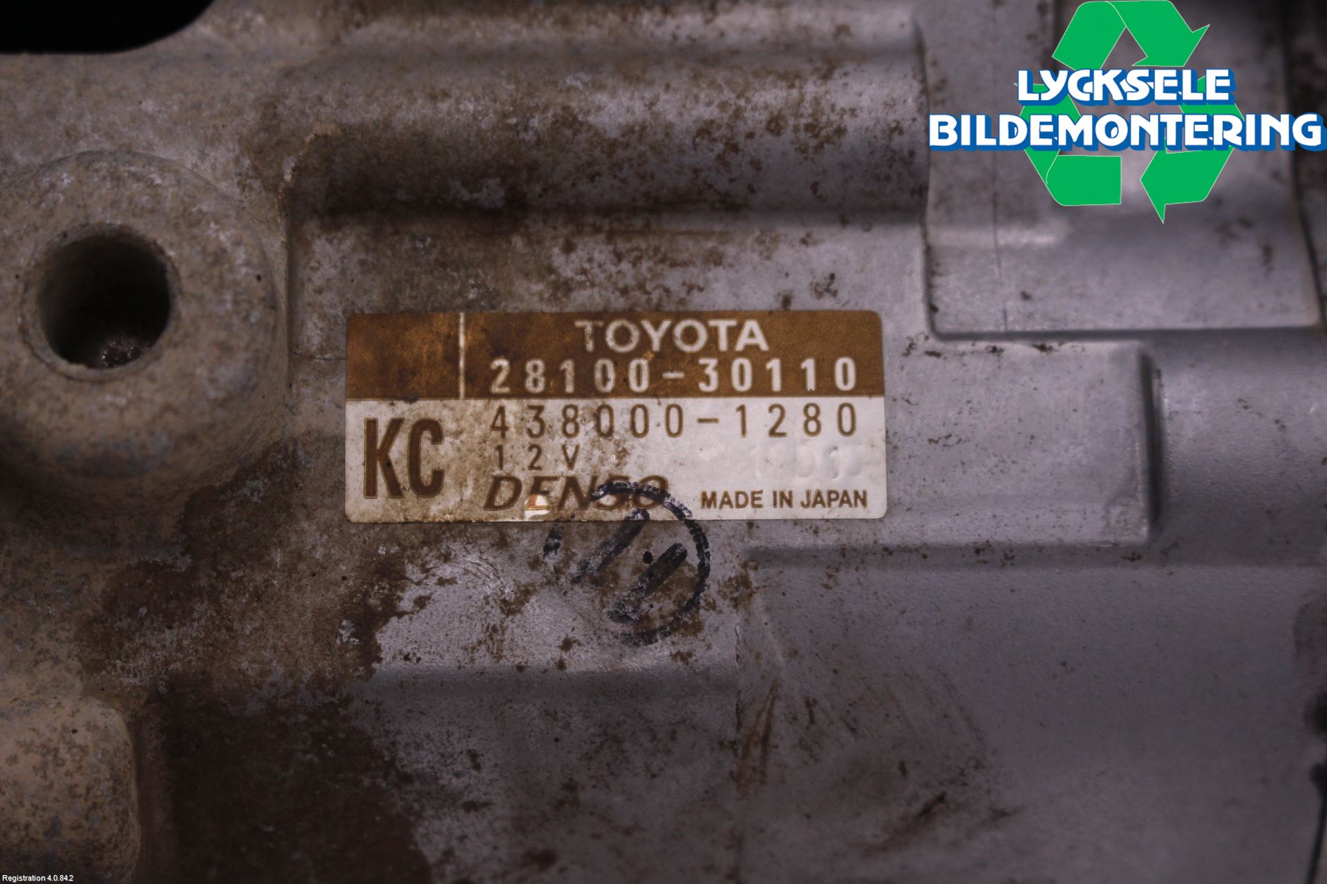 Toyota HILUX 16- Startmotor Diesel