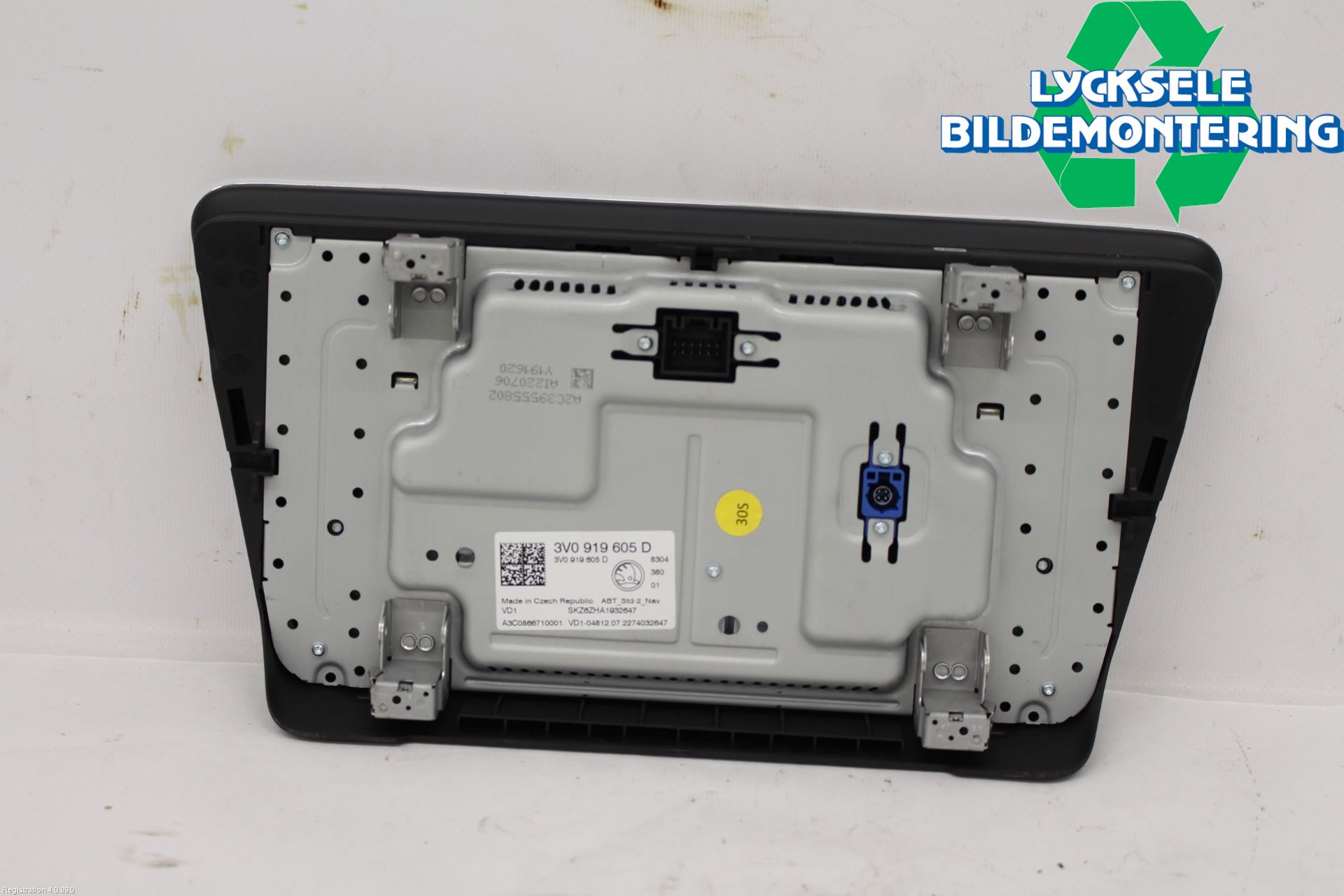 Skoda SUPERB 16-24 Multifunktionsdisplay