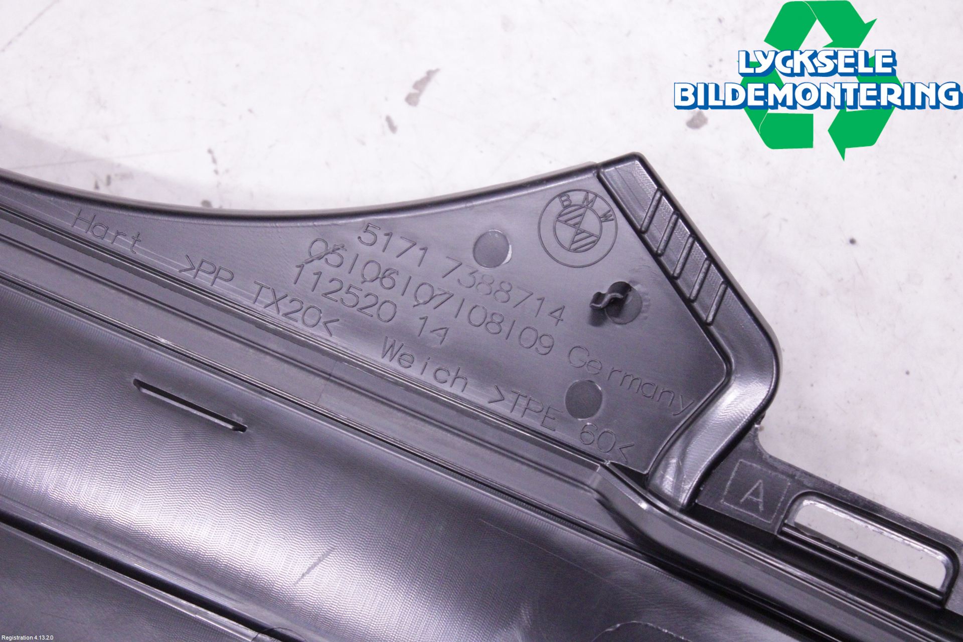 BMW 5 G30/G31/F90 17-23 Torpedplåt-Torpedplast