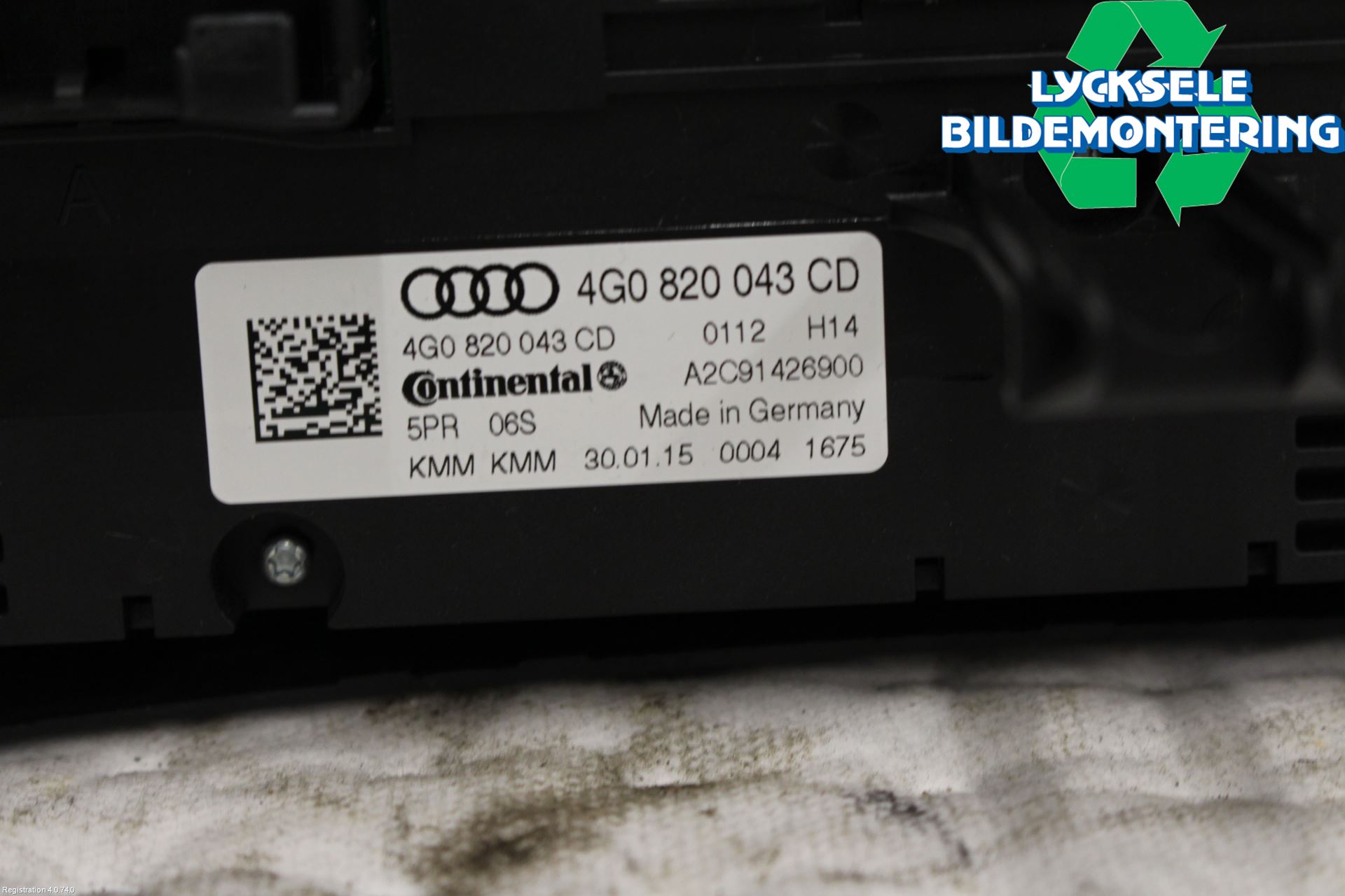 Audi A6 ALLROAD 12-18 Ac Styrenhet Ac Manöveren