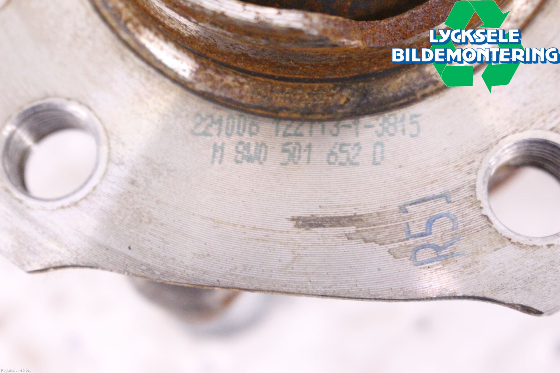 Audi A4/S4 B9 20- Hjullagerhus-Spindel Hö B