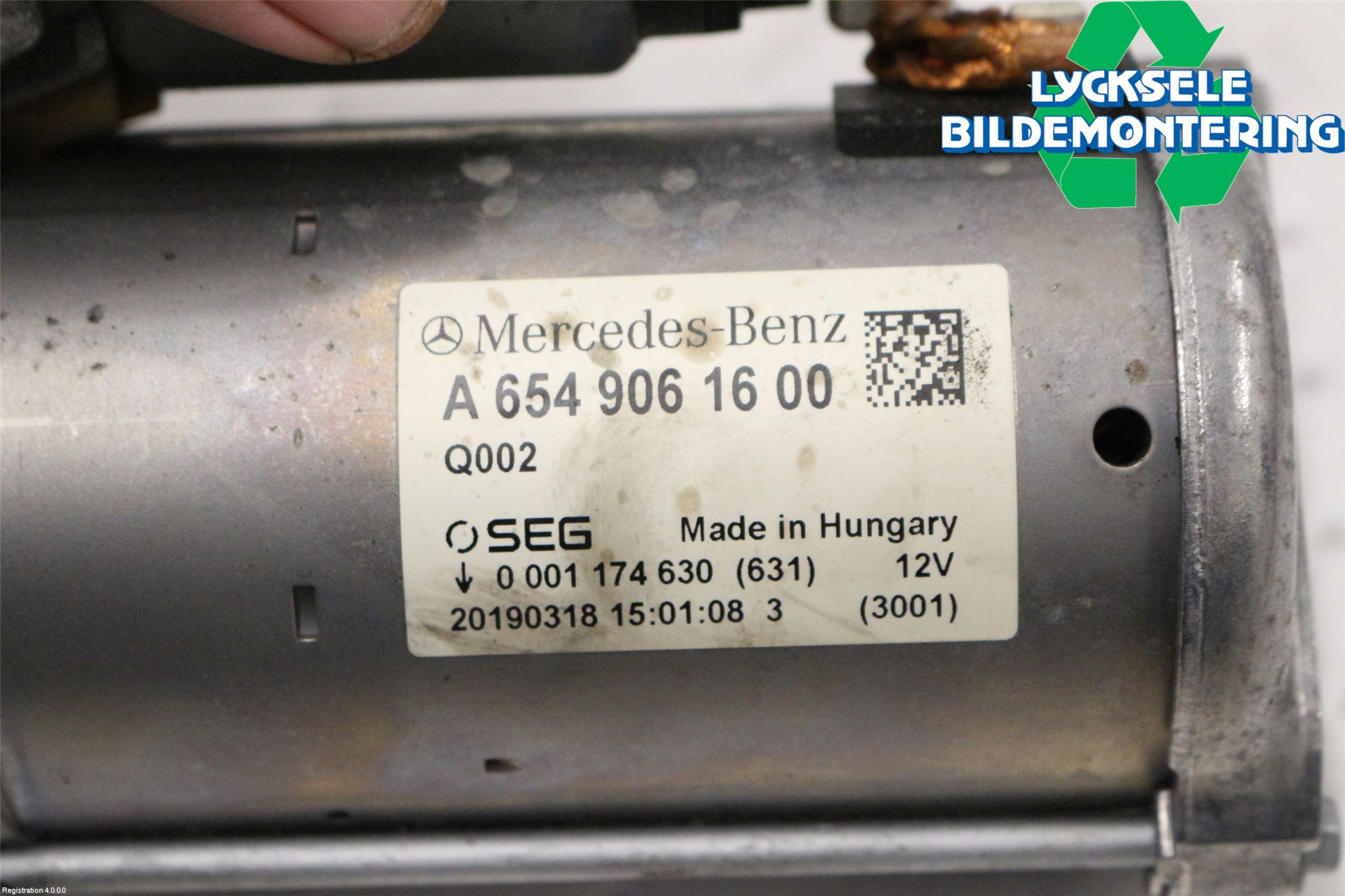 Mercedes-Benz MB E-KLASS (W213) 16-23 Startmotor Diesel