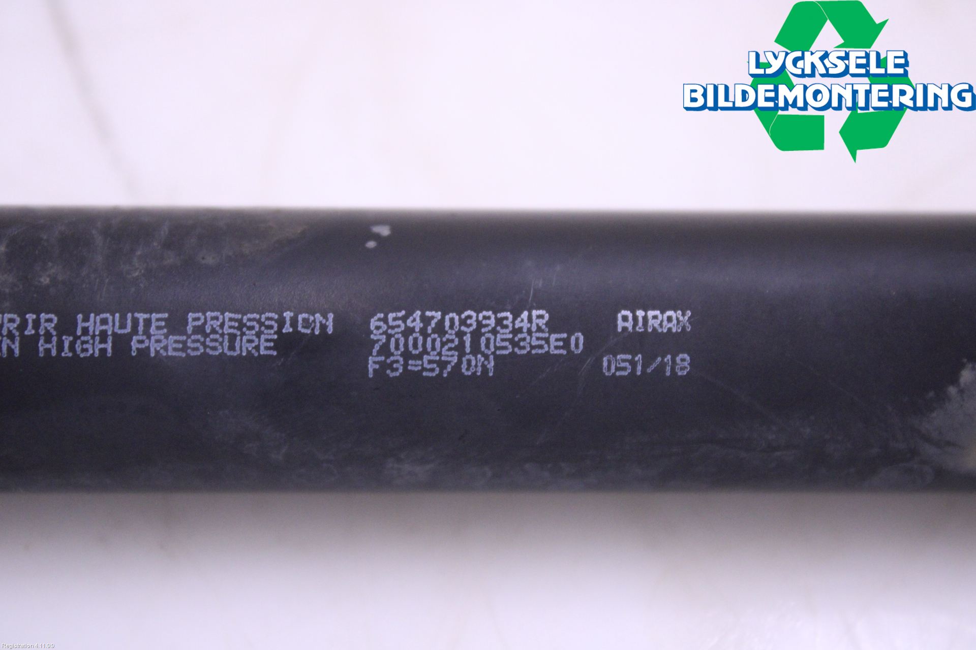 Renault CLIO IV 16-19 Gasfjäder Motorhuv