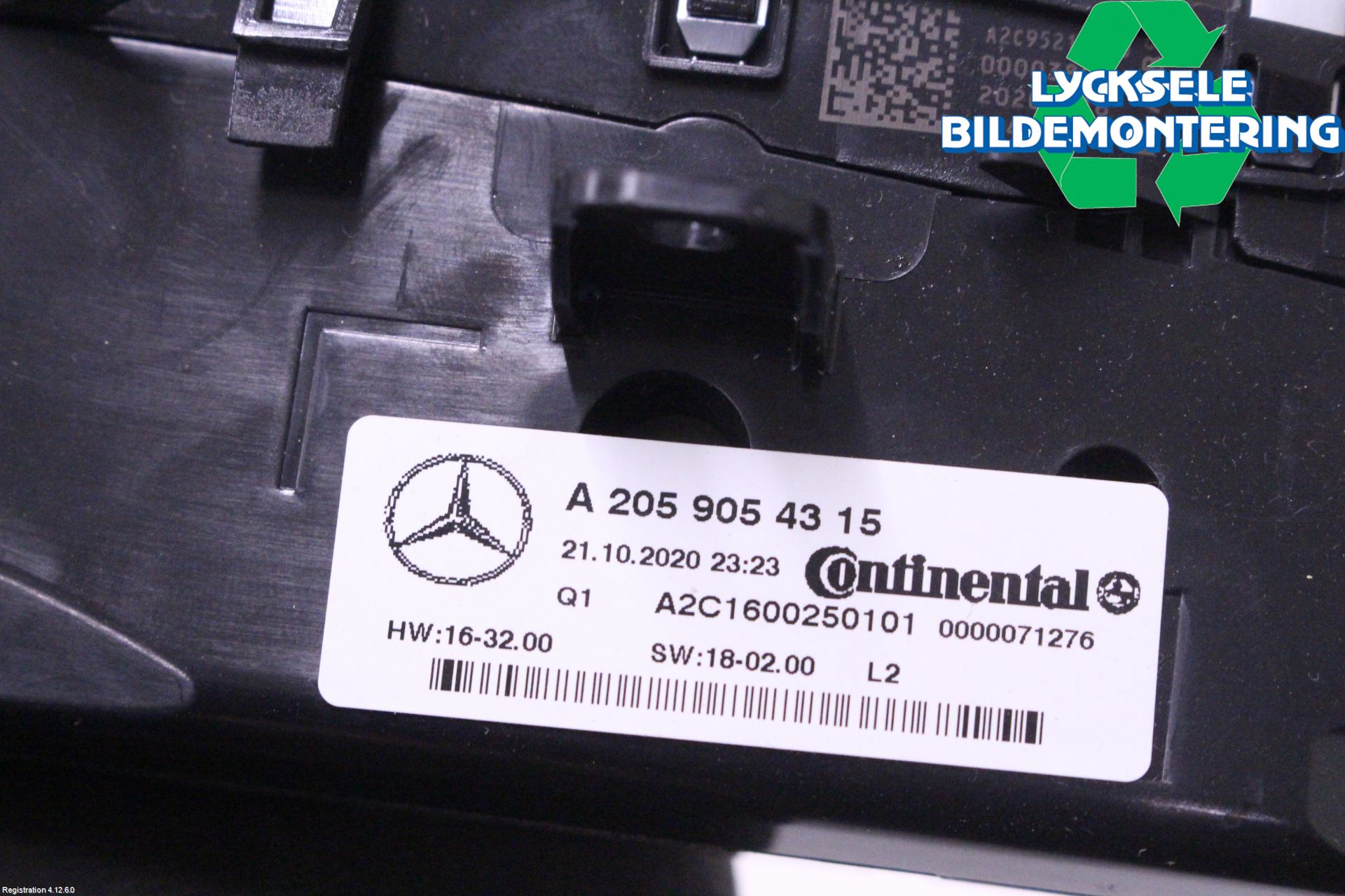 Mercedes-Benz MB GLC-KLASS (X253/C253) 15-22 Ac Styrenhet Ac Manöveren