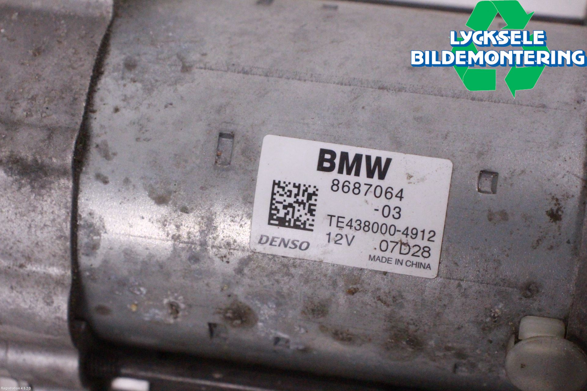 BMW 5 G30/G31/F90 17-23 Startmotor