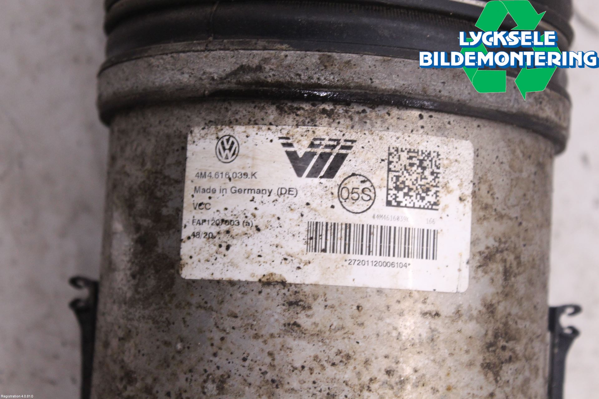 Volkswagen VW TOUAREG CR 18- Fjäderben Bak Höger