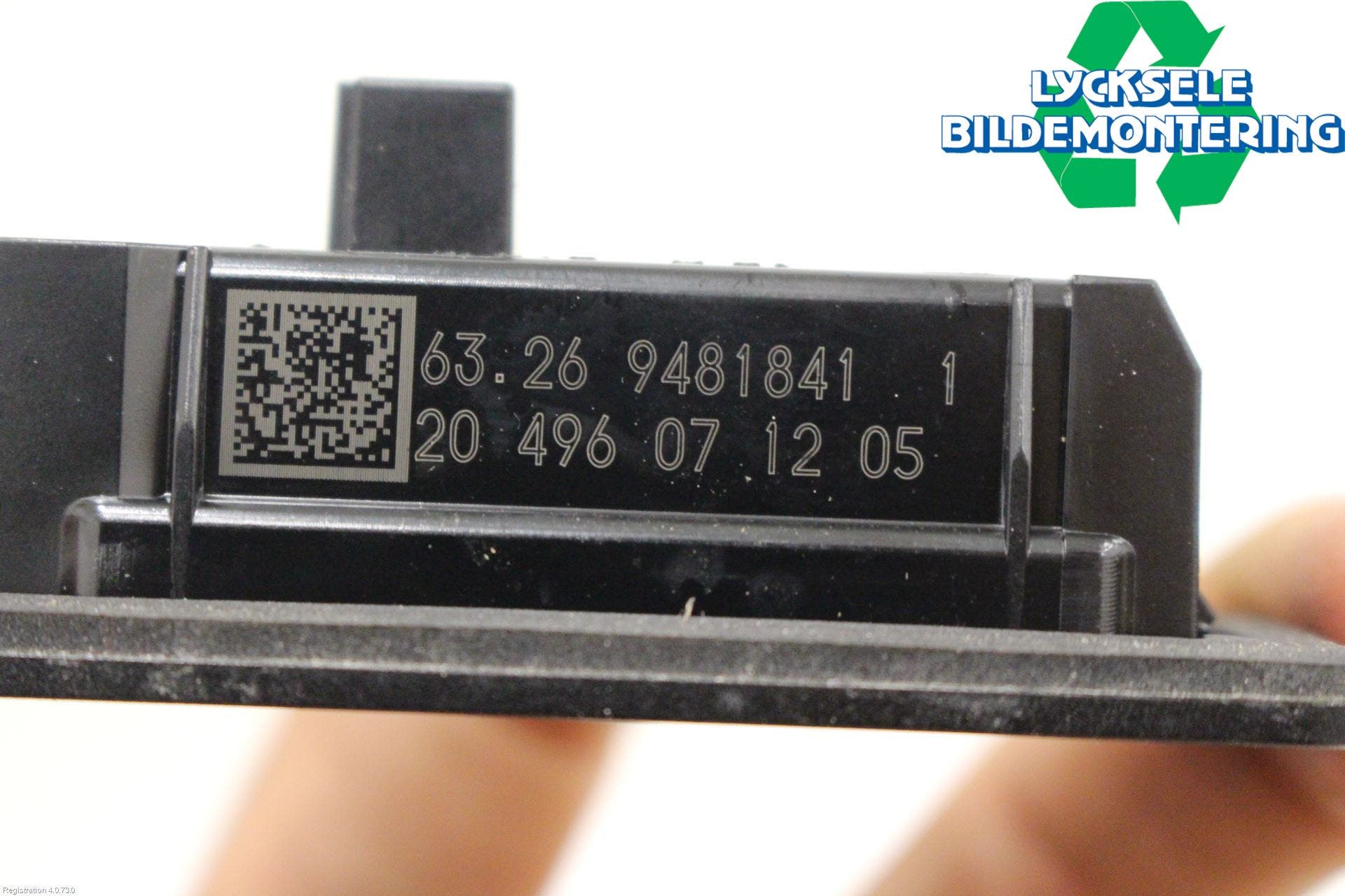 BMW 3 G20/G21/G80/G81 19- Skylt Belysning