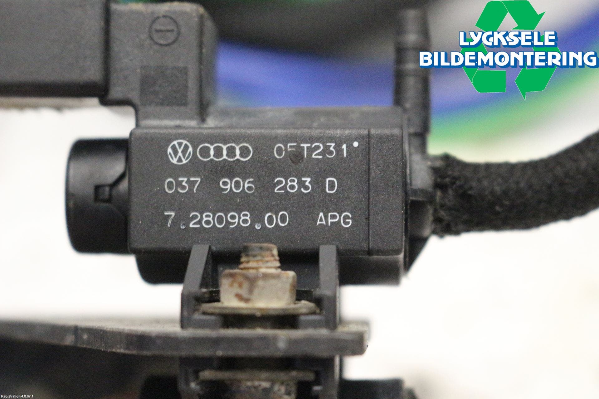 Volkswagen VW TRANSP/CARAVELLE (T5) 04-15 Vakuumventil