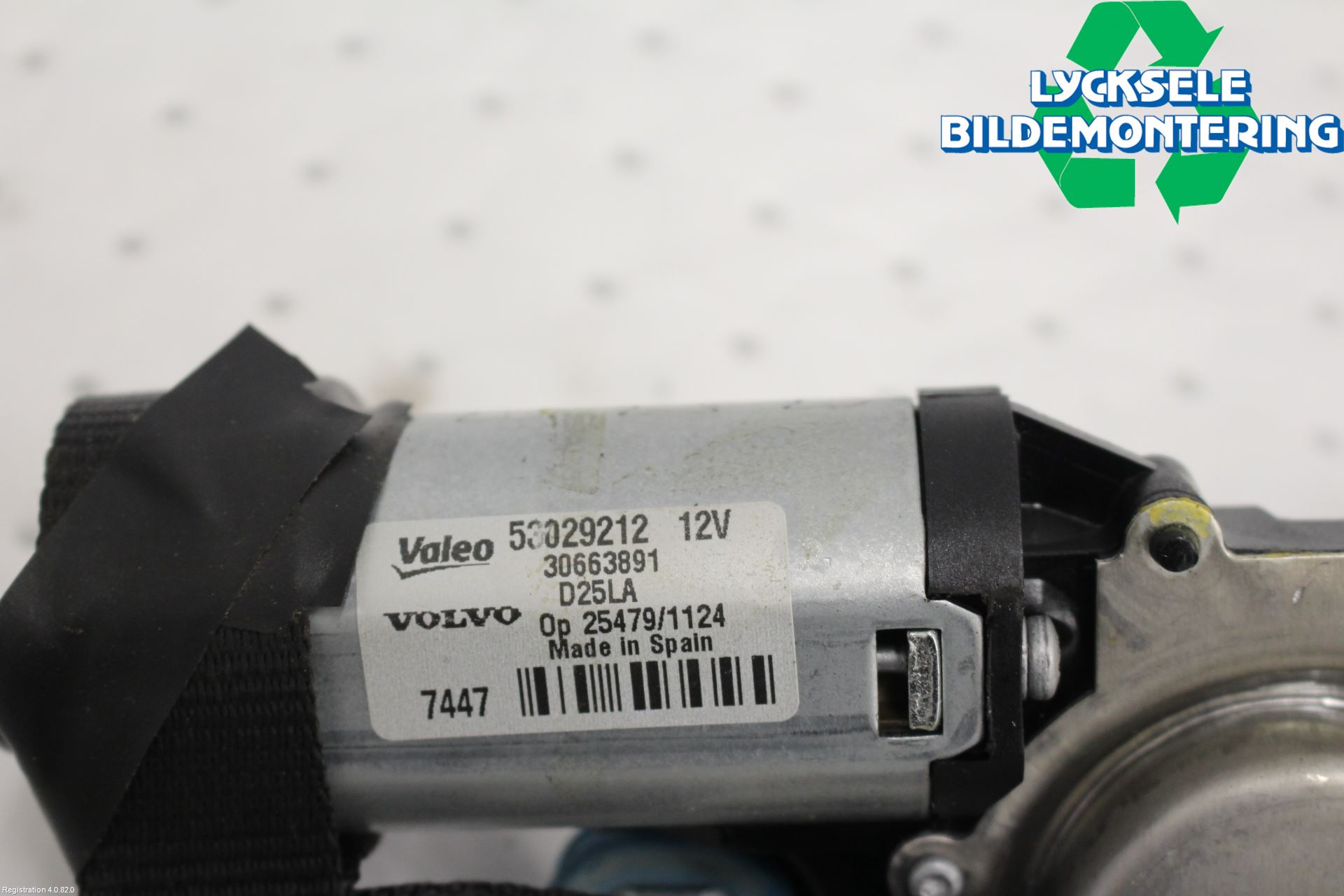 Volvo V70 08-13 Torkarmotor Baklucka