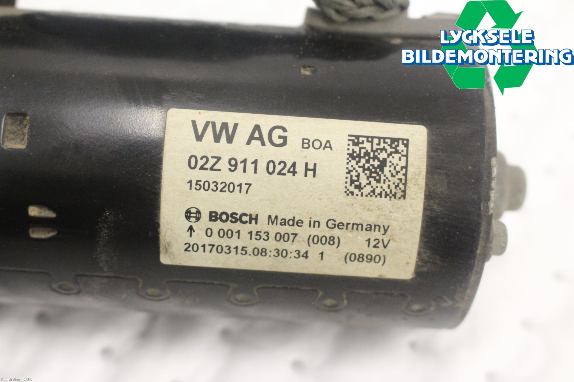 Volkswagen VW CADDY 16-20 Startmotor Diesel