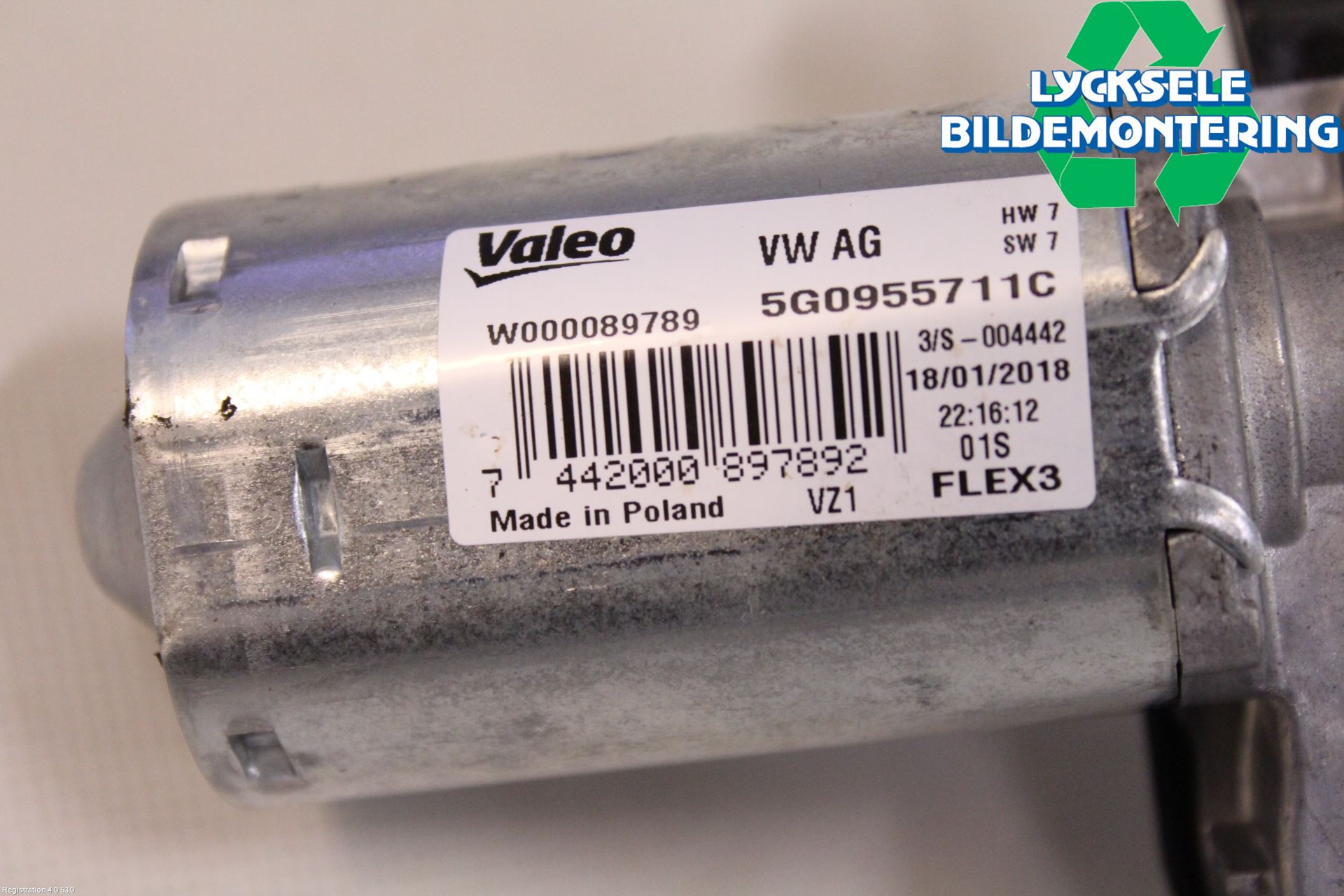 Volkswagen VW TIGUAN 16-24 Torkarmotor Baklucka