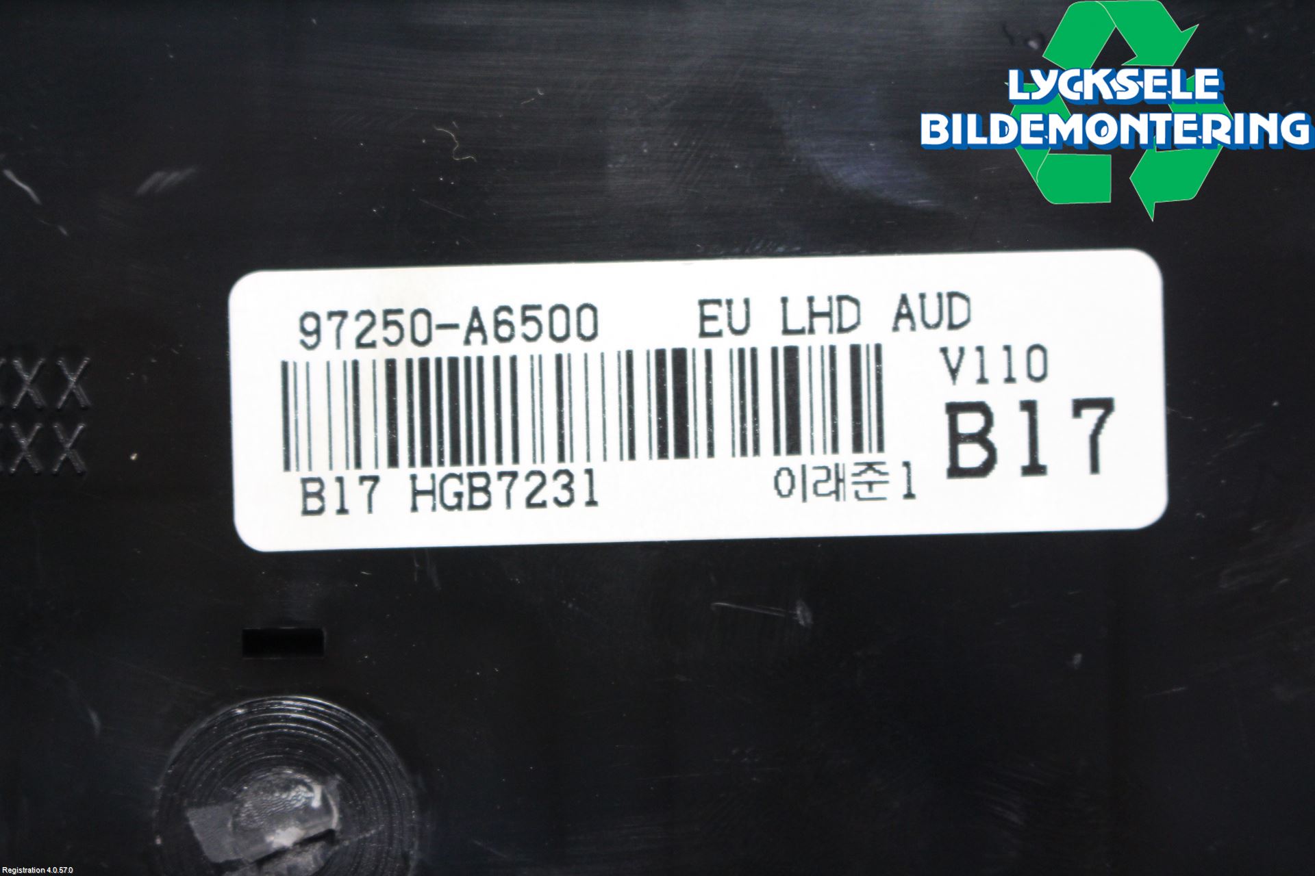 Hyundai i30 GD 13-17 Ac Styrenhet Ac Manöveren