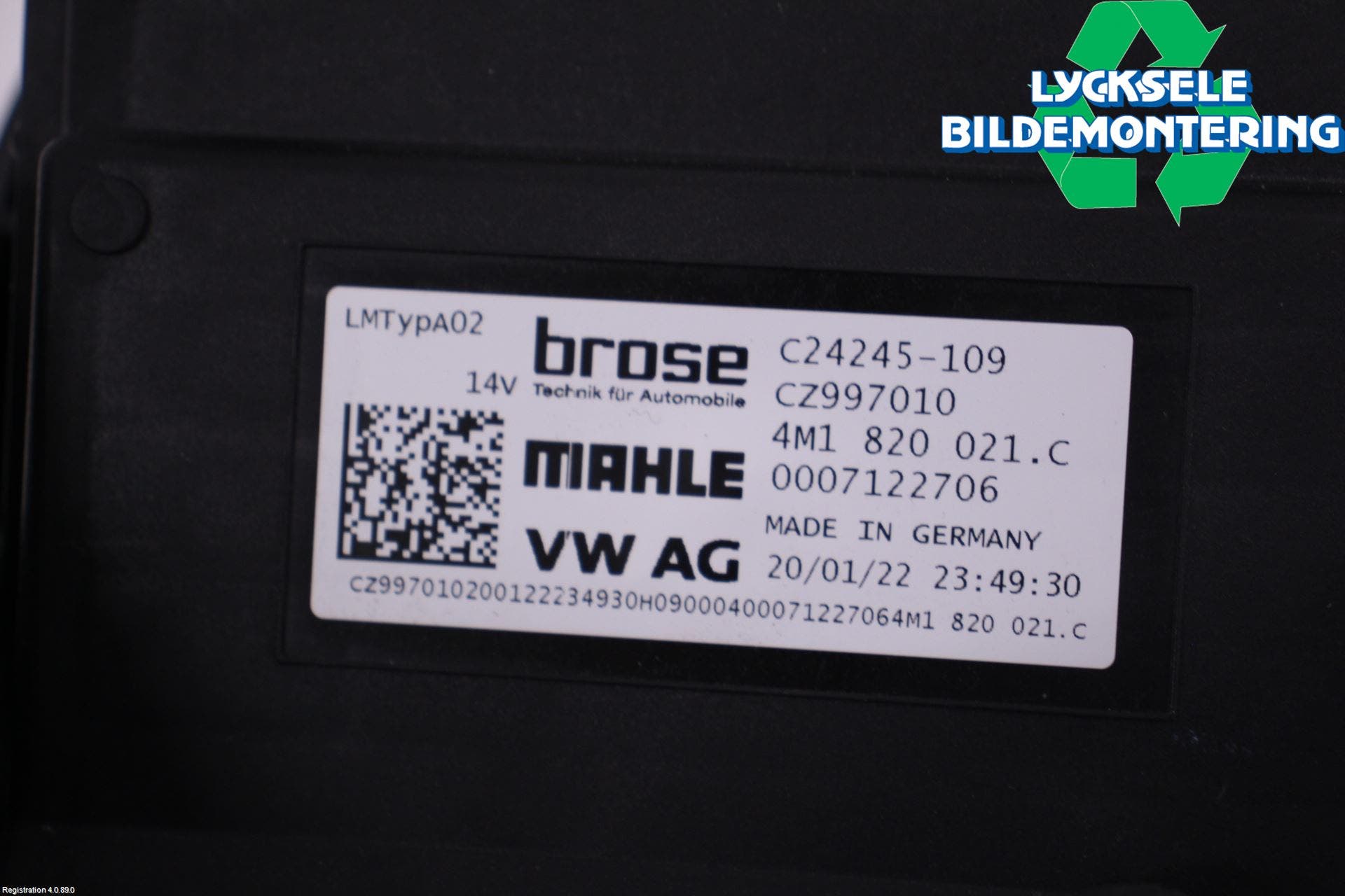 Audi Q5/SQ5 17- Ac Värmefläkt