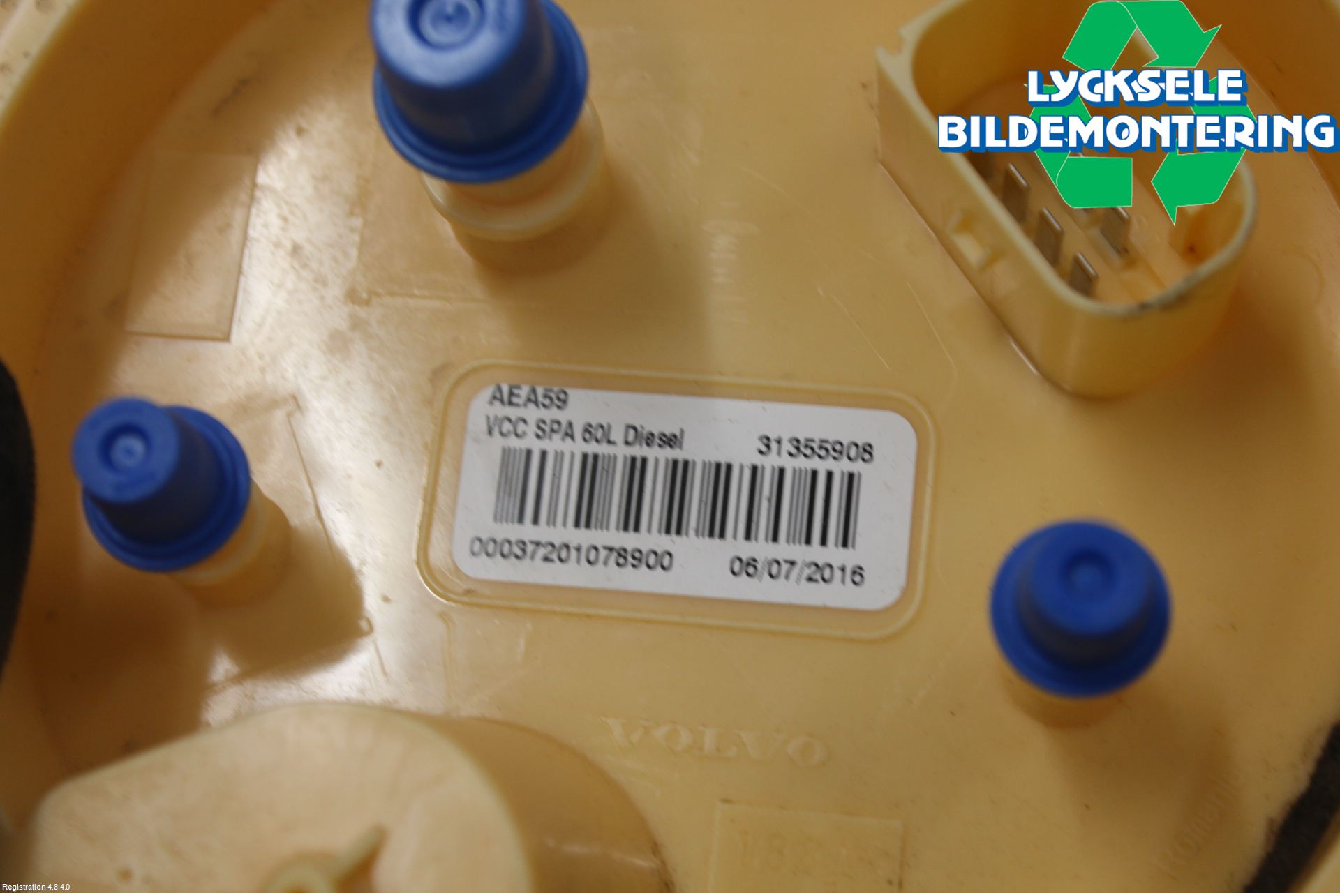 Volvo V90 17->> Bränslepump El