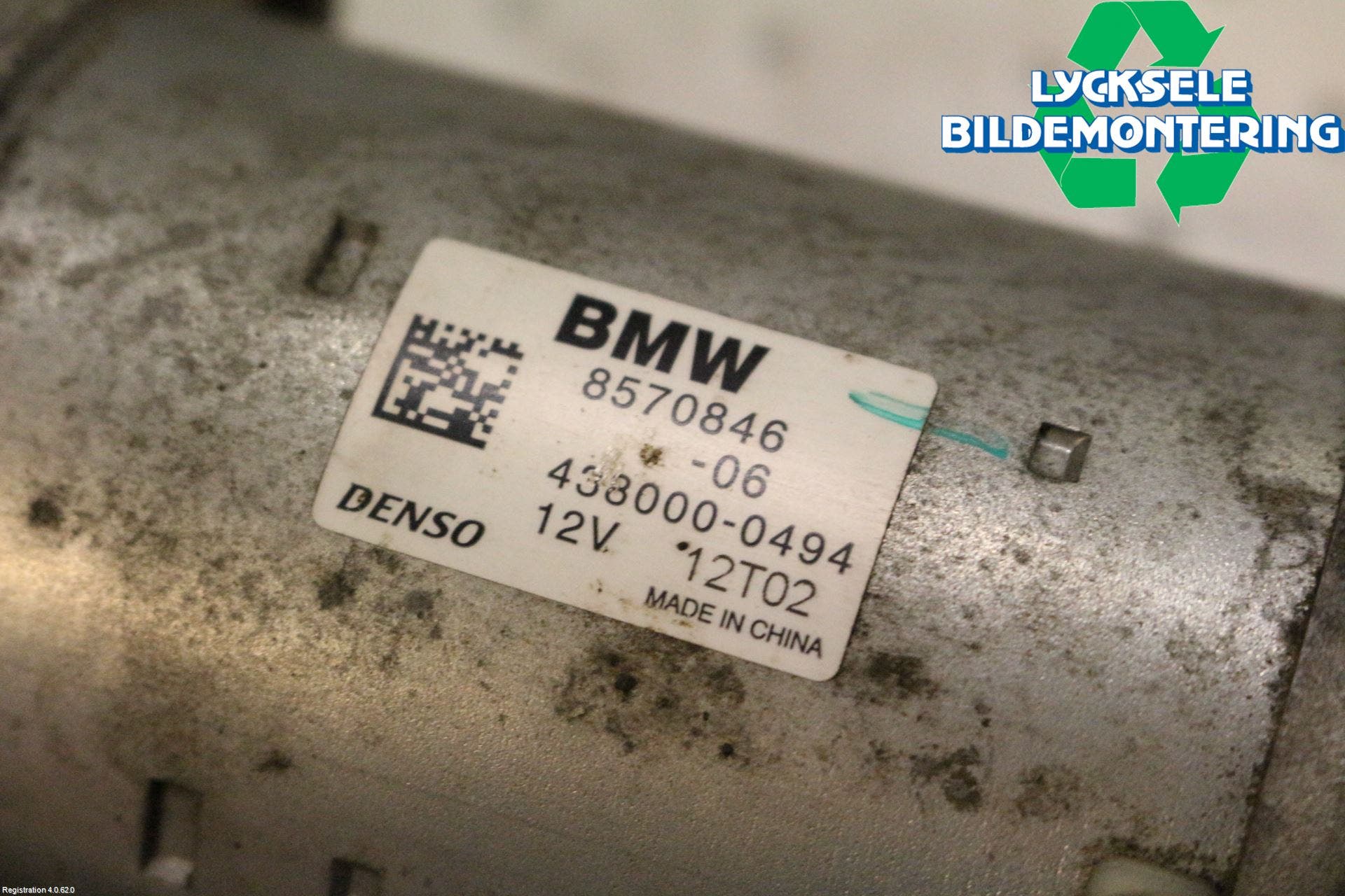 BMW 3 F30/F31/F80 12-19 Startmotor Diesel