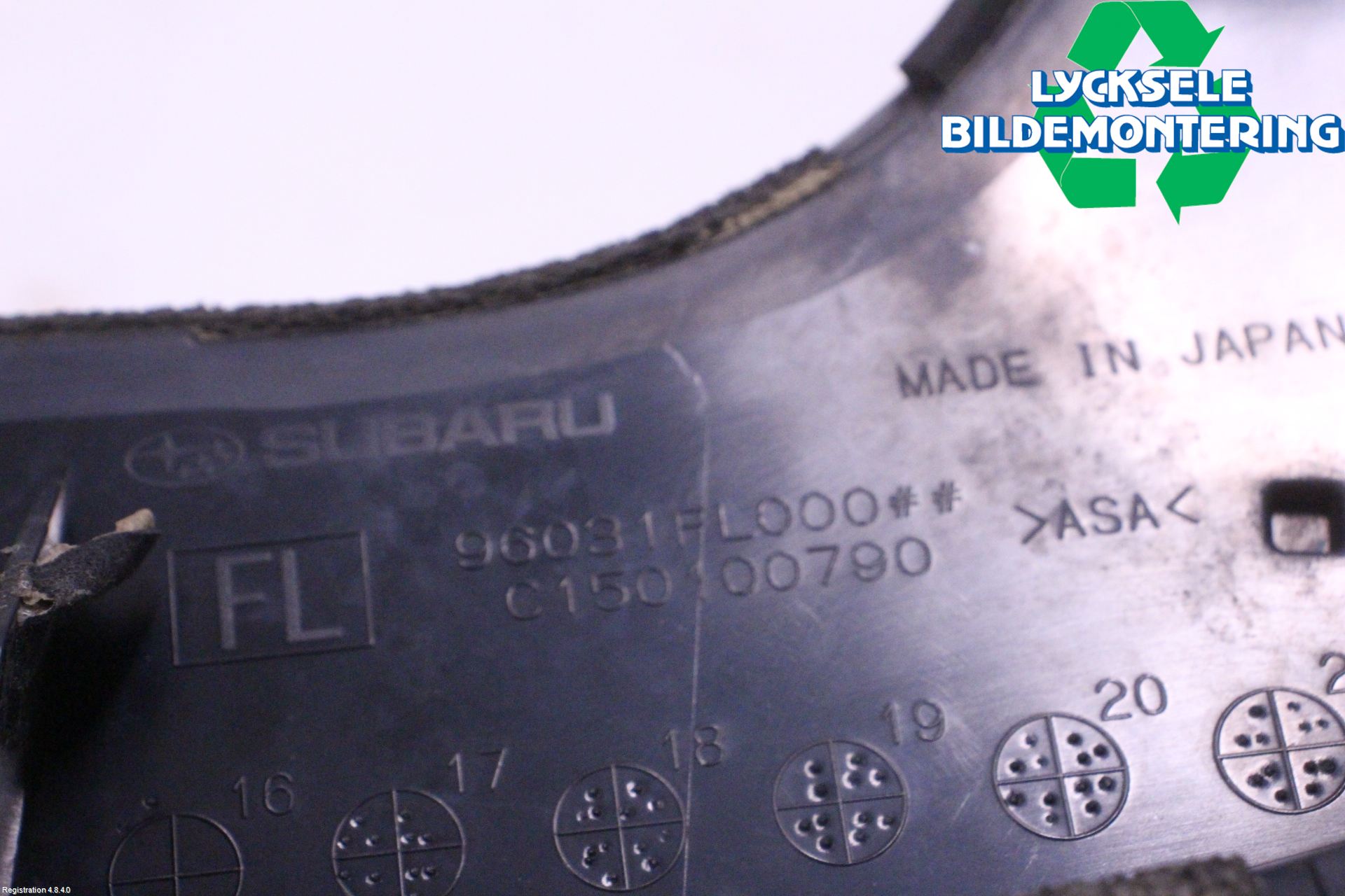 Subaru XV 18-22 Spoiler Baklucka