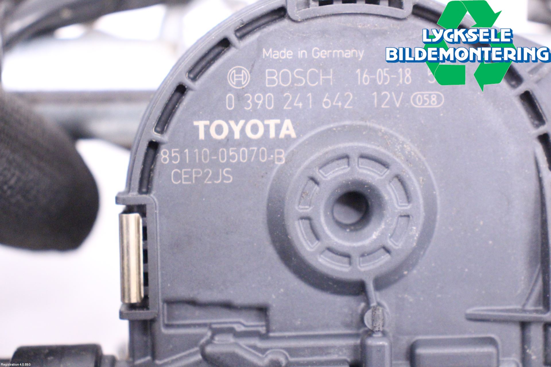 Toyota AVENSIS 16-18 Torkarmotor Vindruta