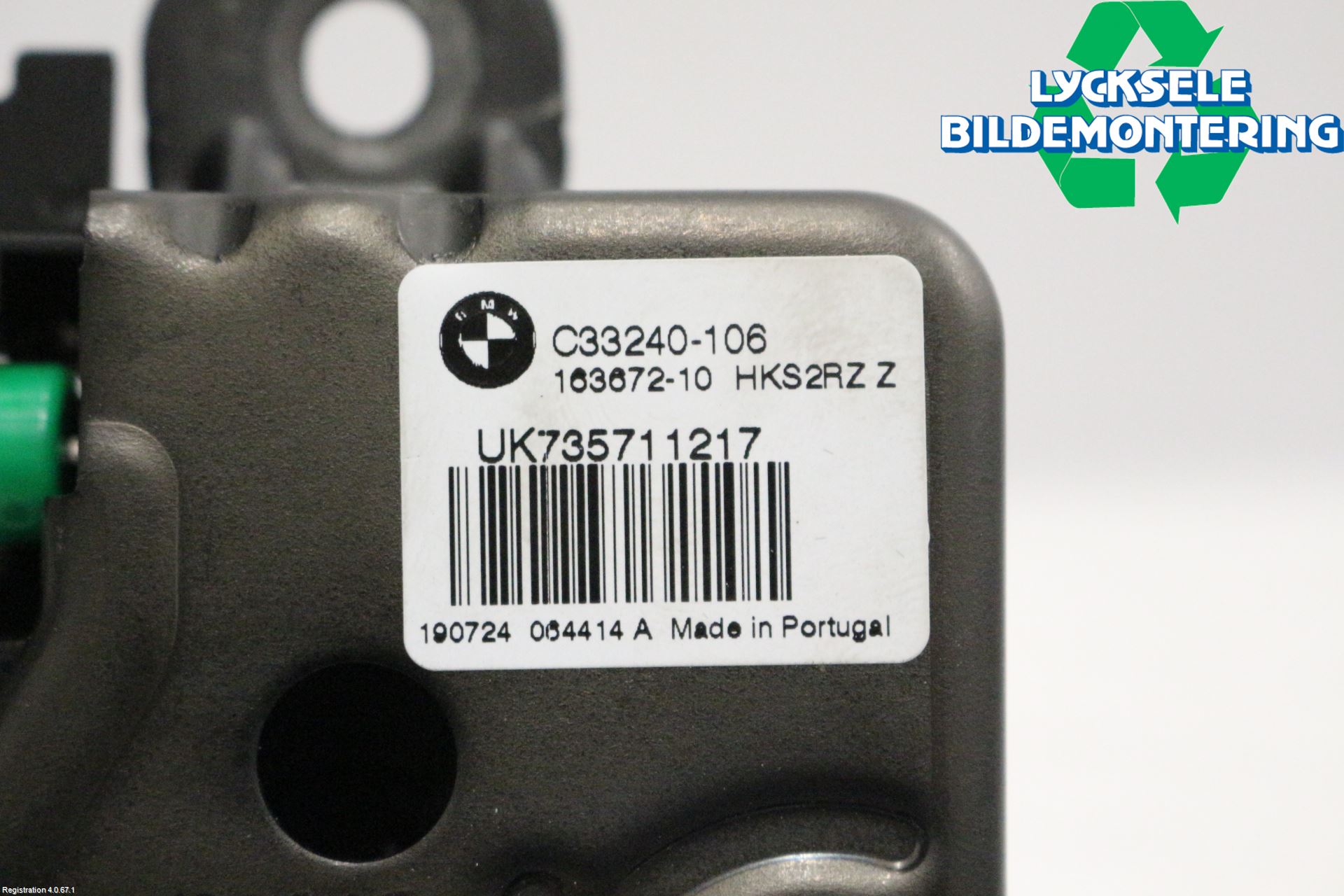 BMW X3 G01 18- Låskista Baklucka