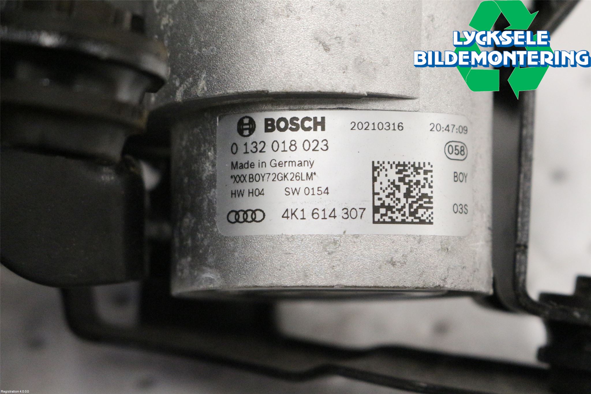 Audi A6 F2/C8 19- Bromstryckackumulator