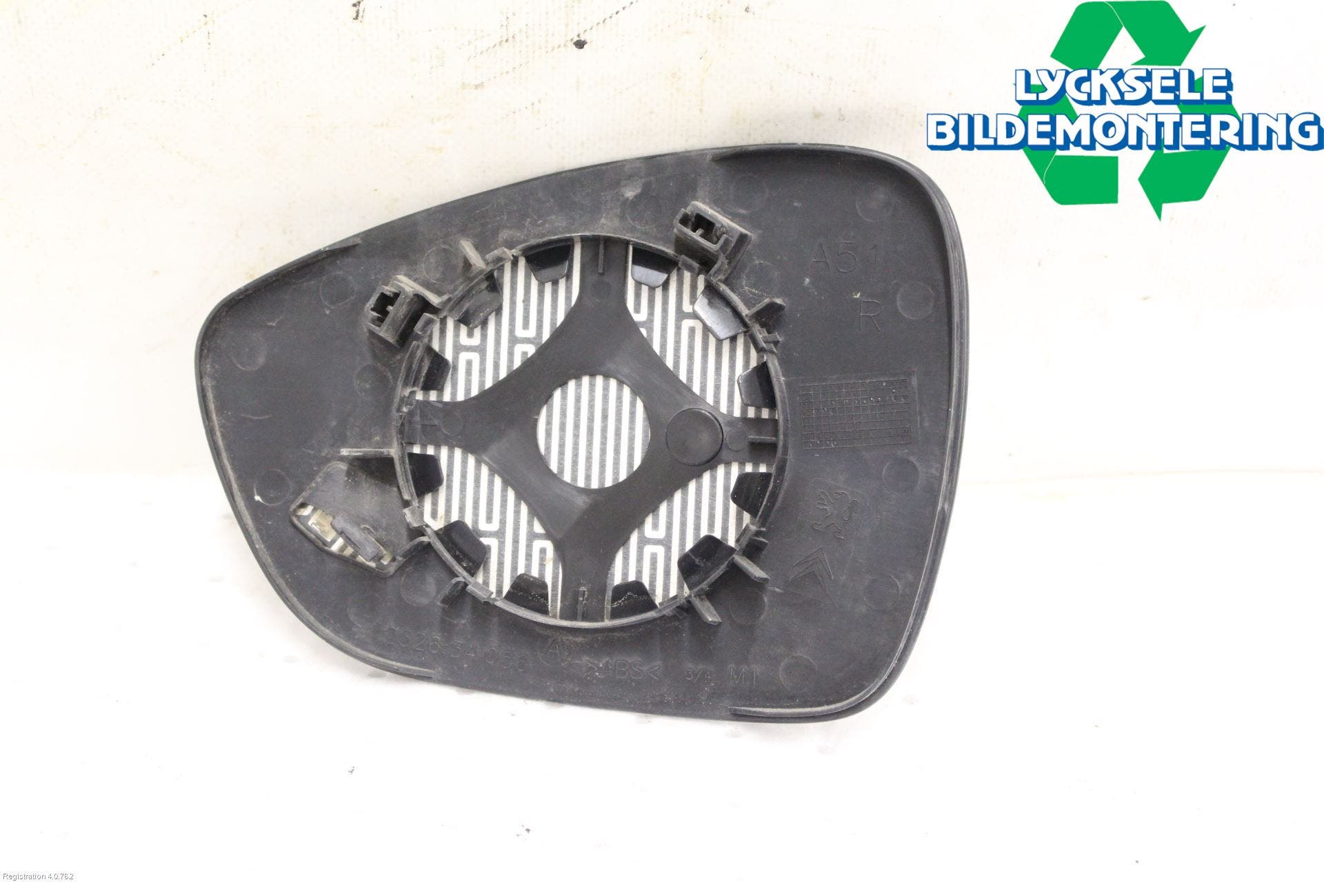 Citroen C5 08-17 Spegelglas Hö