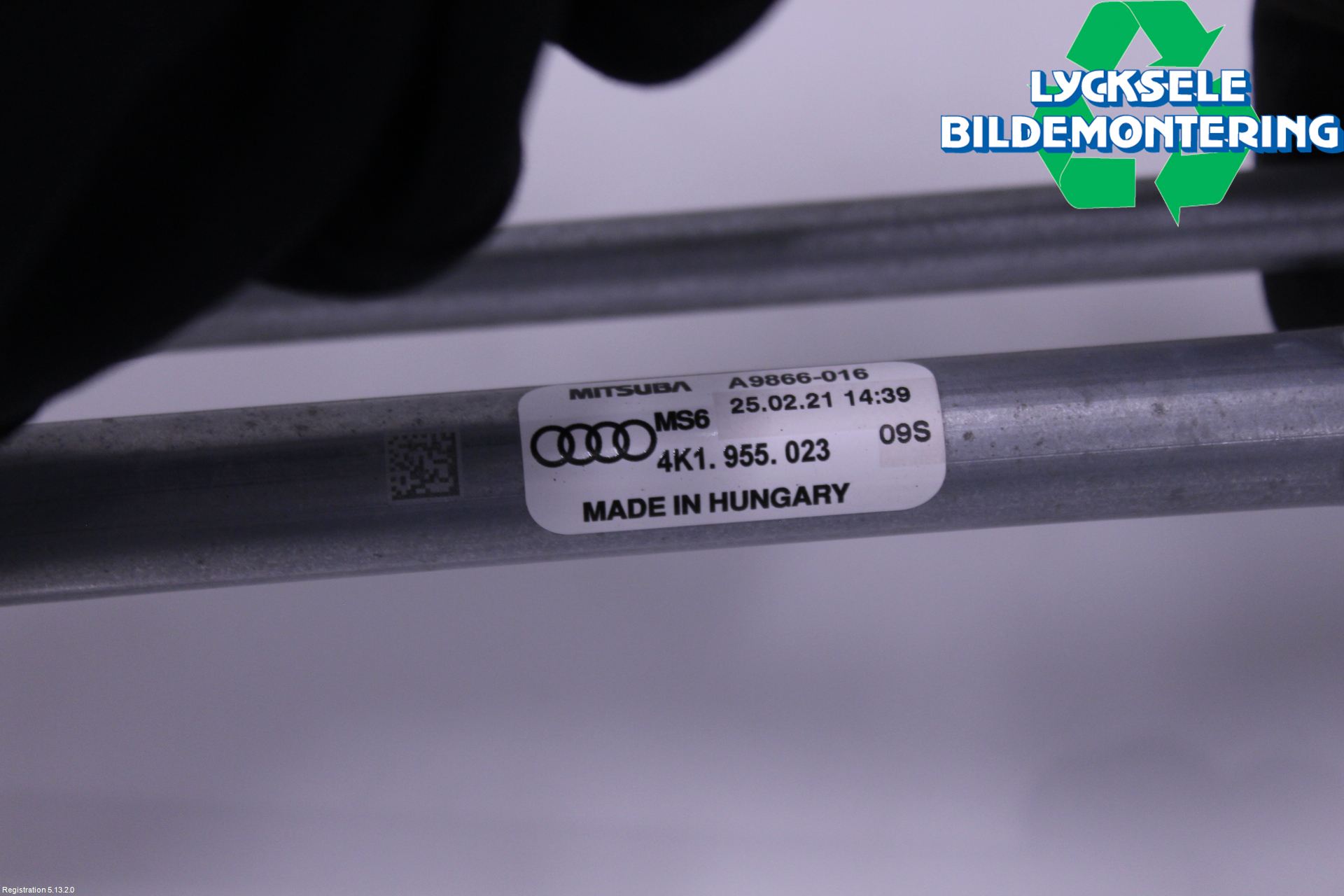 Audi A6 F2/C8 19- Torkarmotor Vindruta
