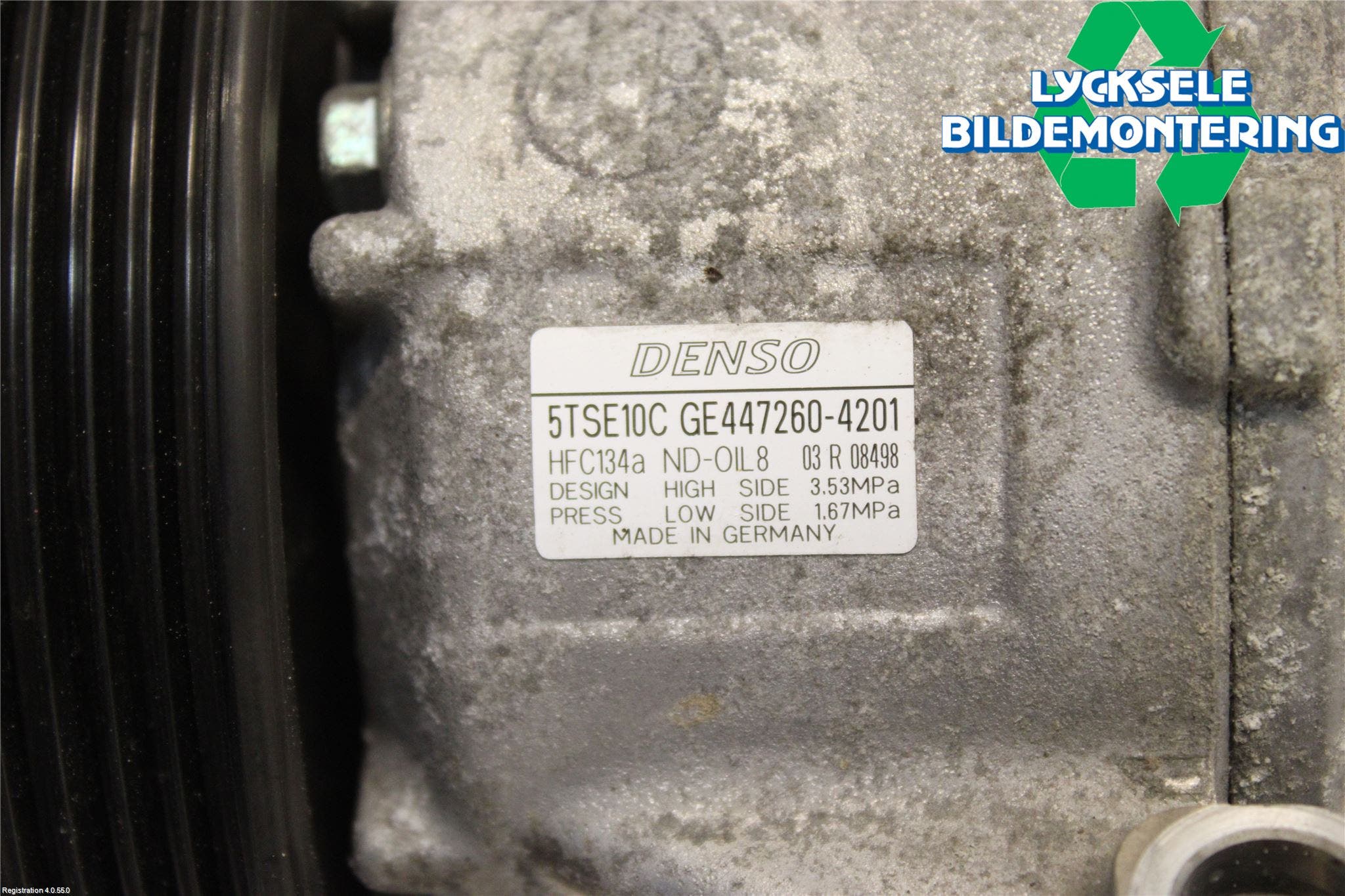 Toyota YARIS XP130 12-14 Ac Kompressor